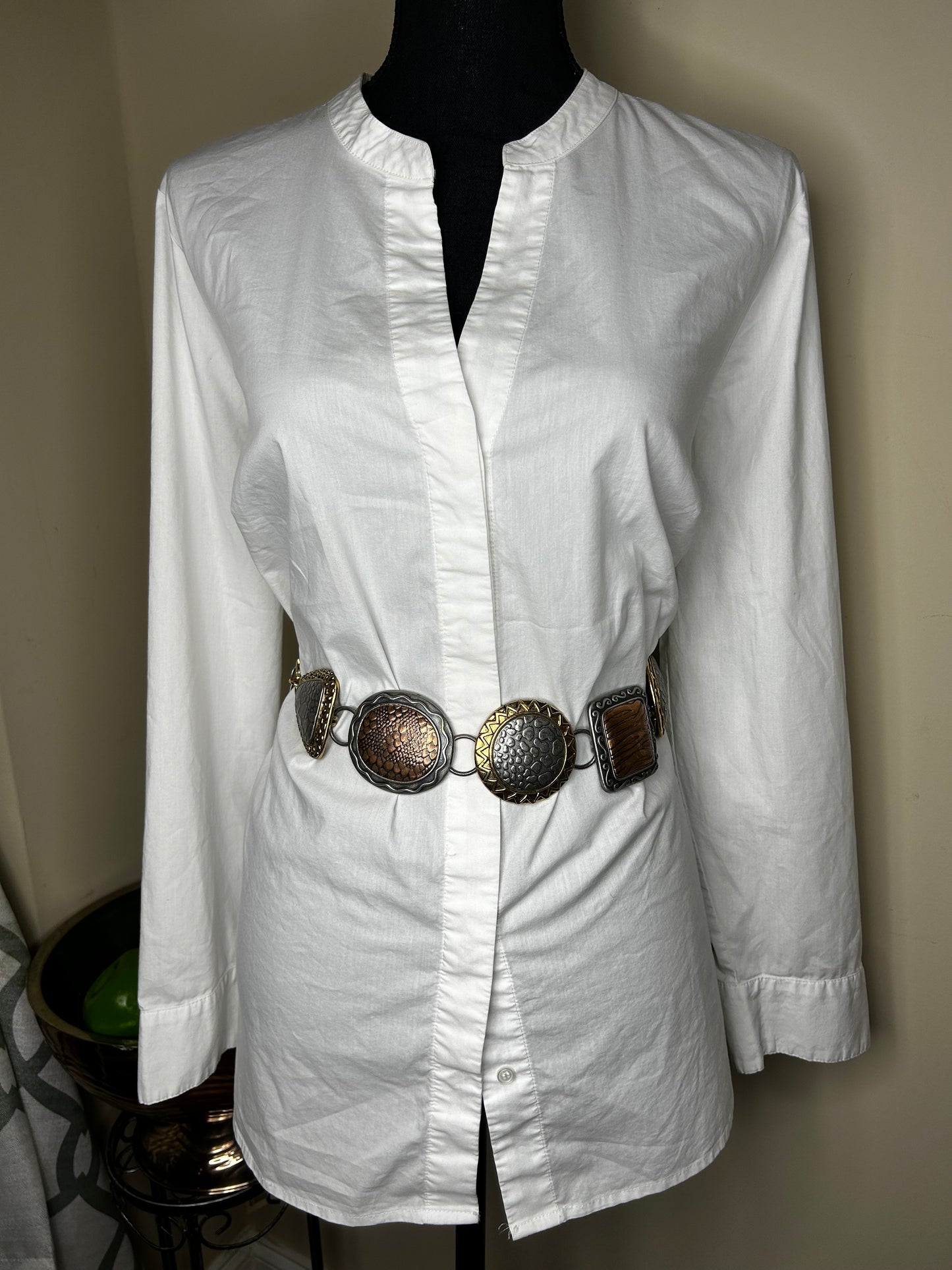 Muted Tone Vintage Chico's Chain Belt