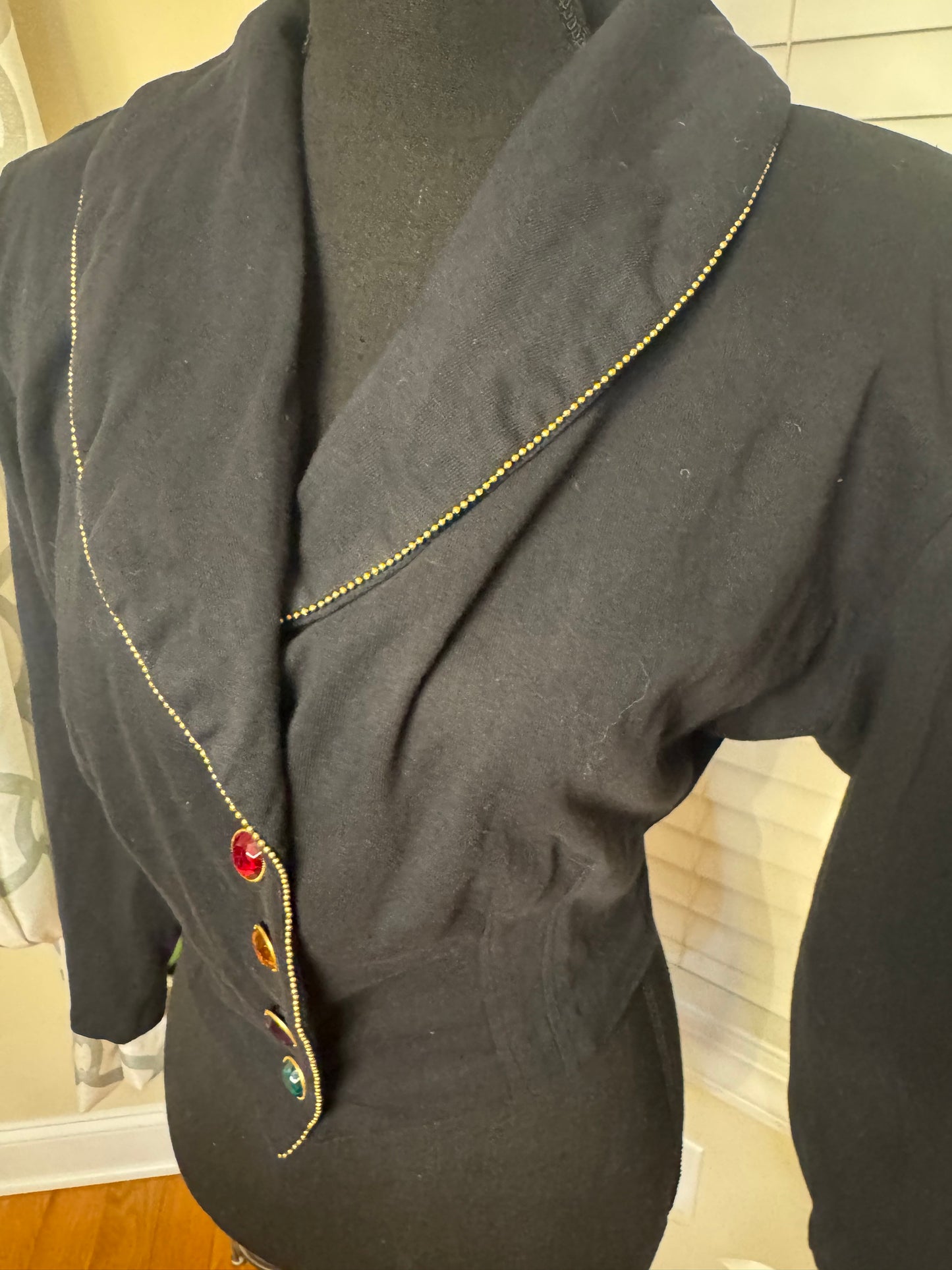 Vintage Bait Bejeweled Cropped Jacket NWT