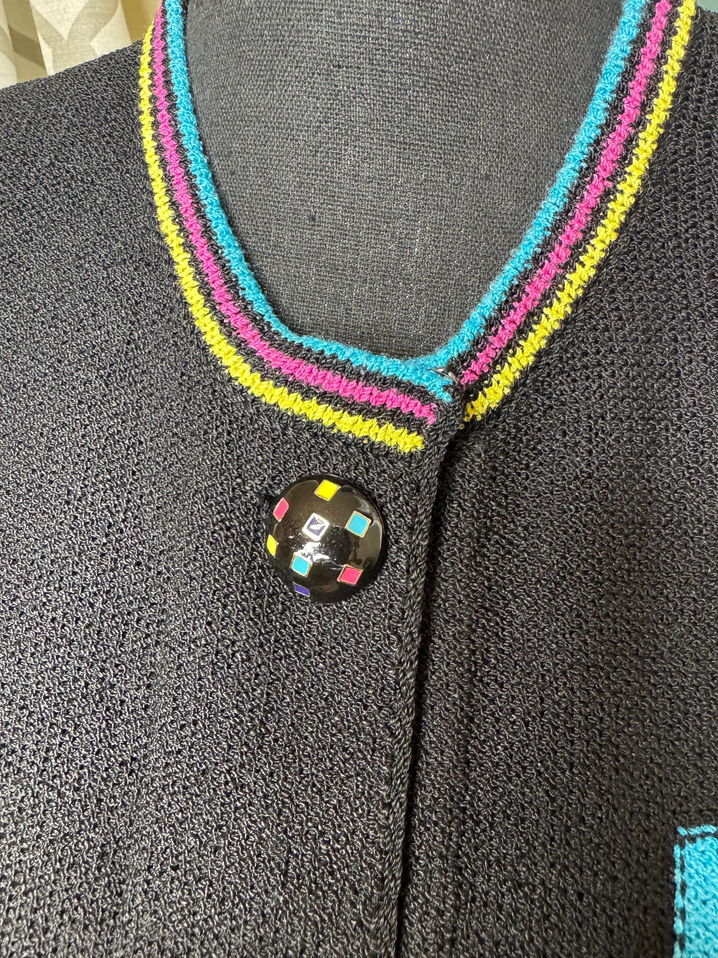 Vintage Alnoral by Al Spokavicius Colorful Dress
