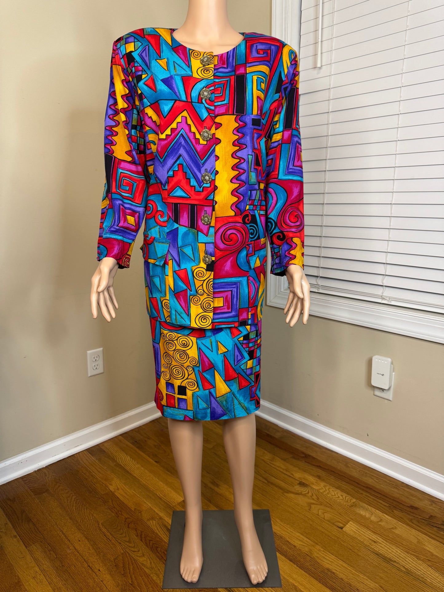 Jeffrey & Dara 2-Piece Vtg Skirt Set
