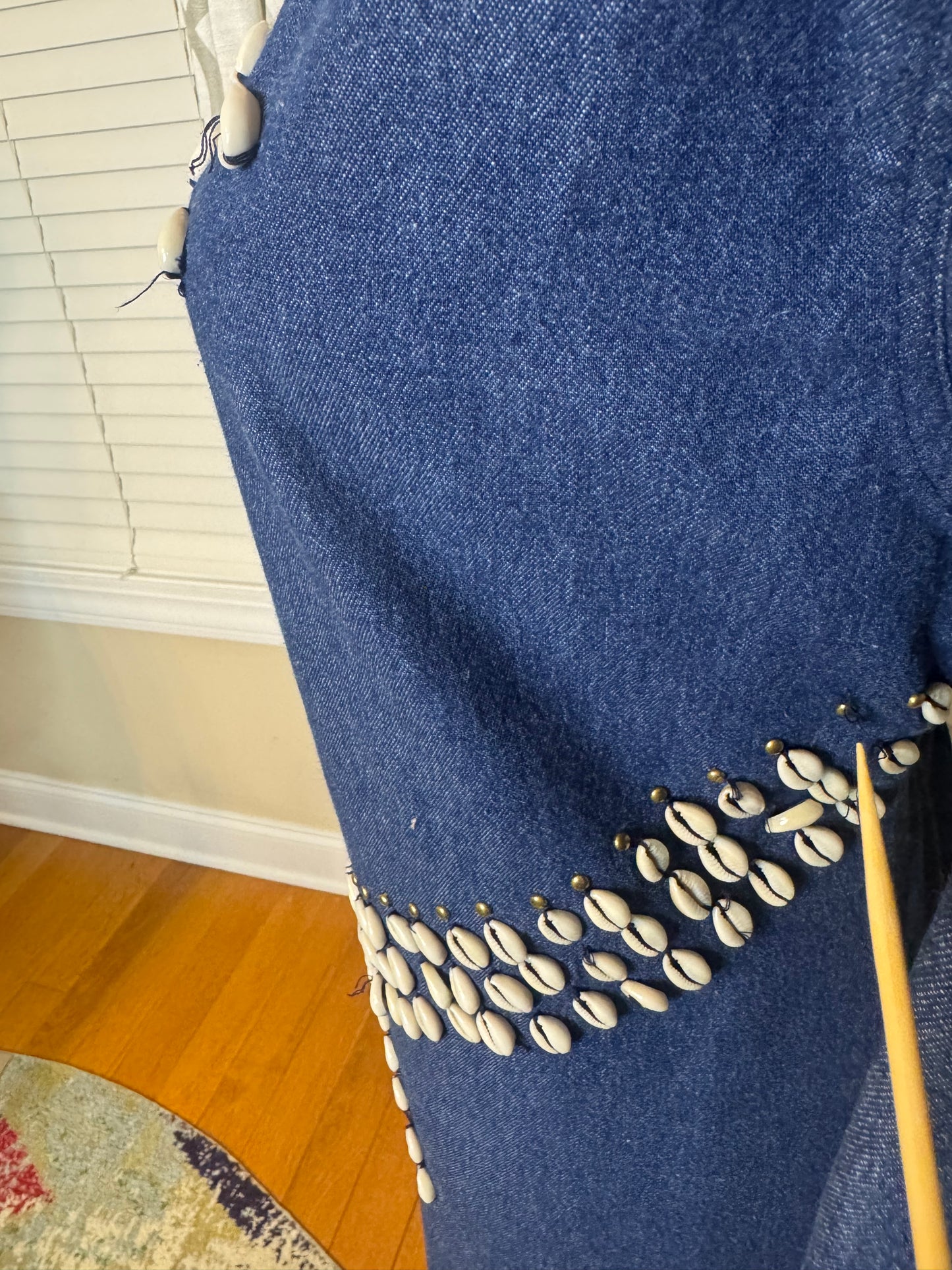 Molato Denim Dress with Shells