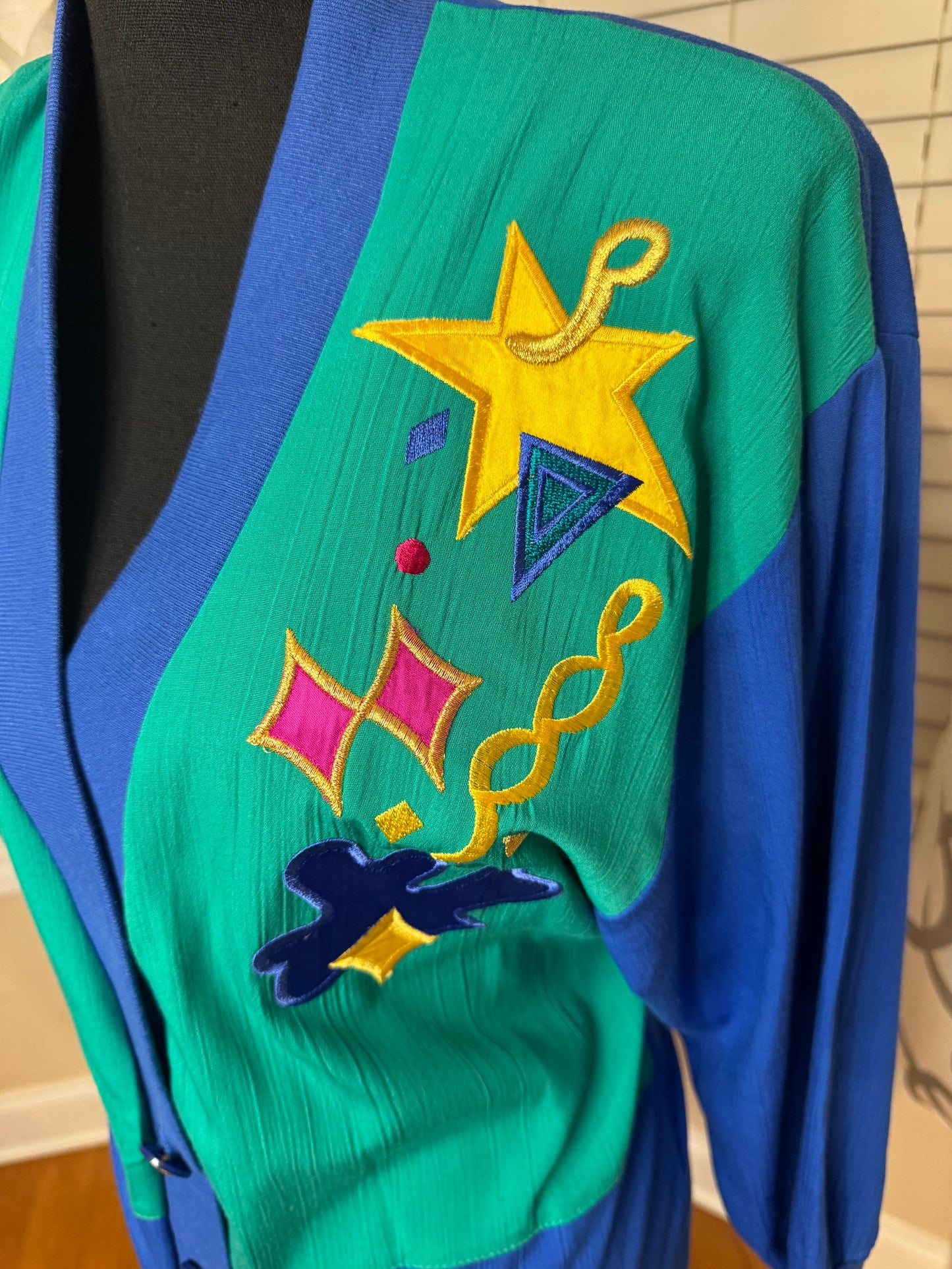 Peter Popovitch Embroidered Cardigan