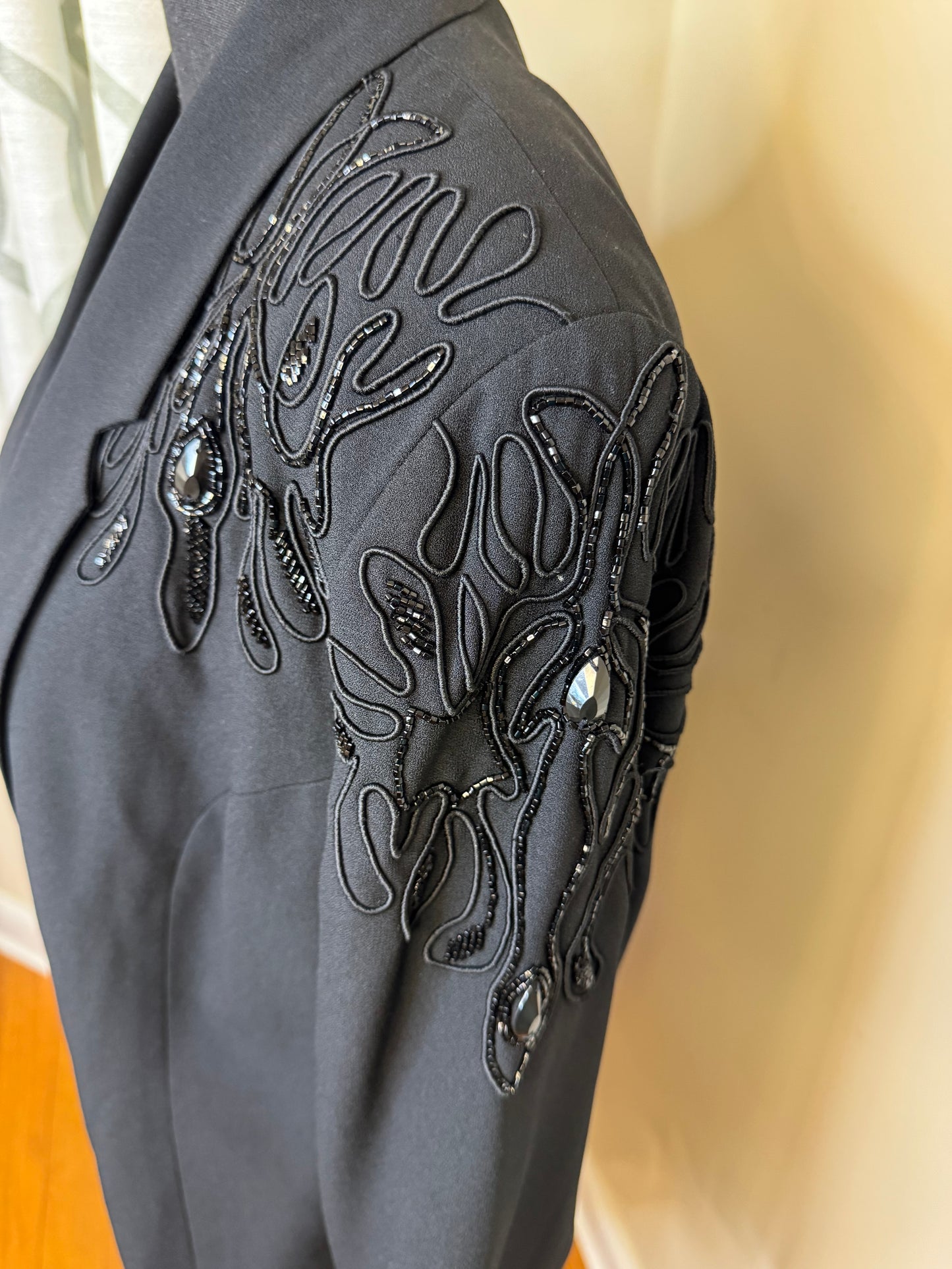 Carol Little Sequin Shoulder Blazer