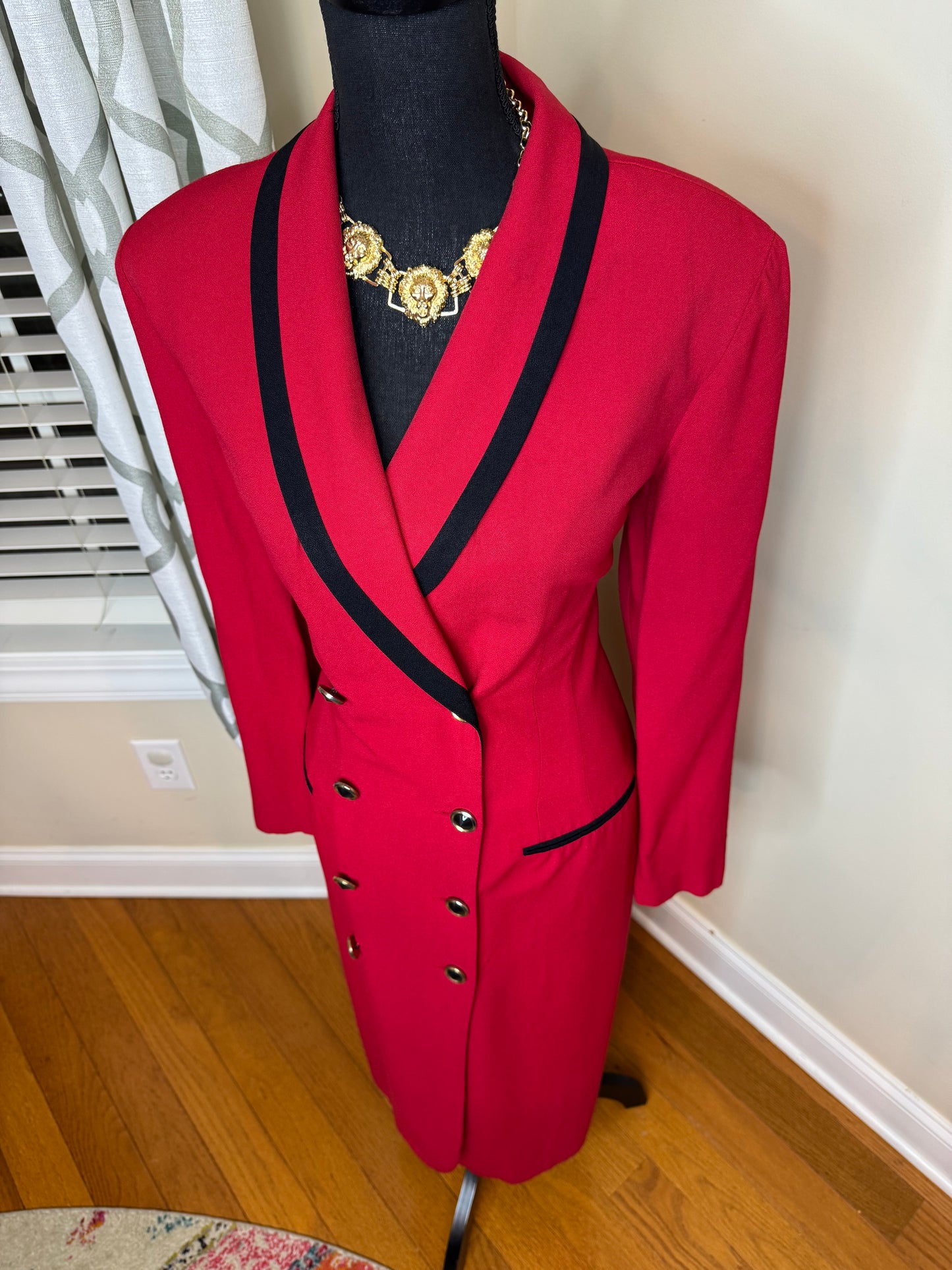 Vtg Danny & Nicole Blazer Dress