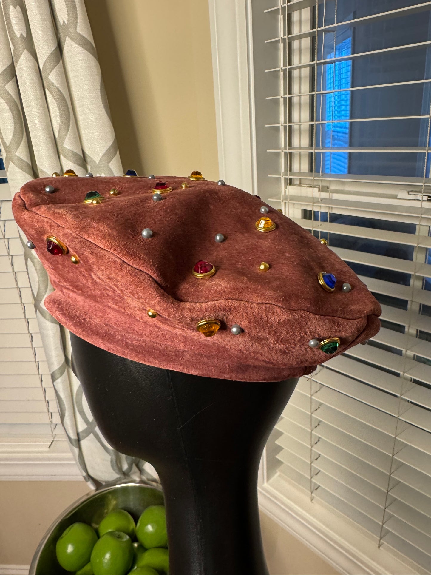 Whittall & Shon Bejeweled Beret