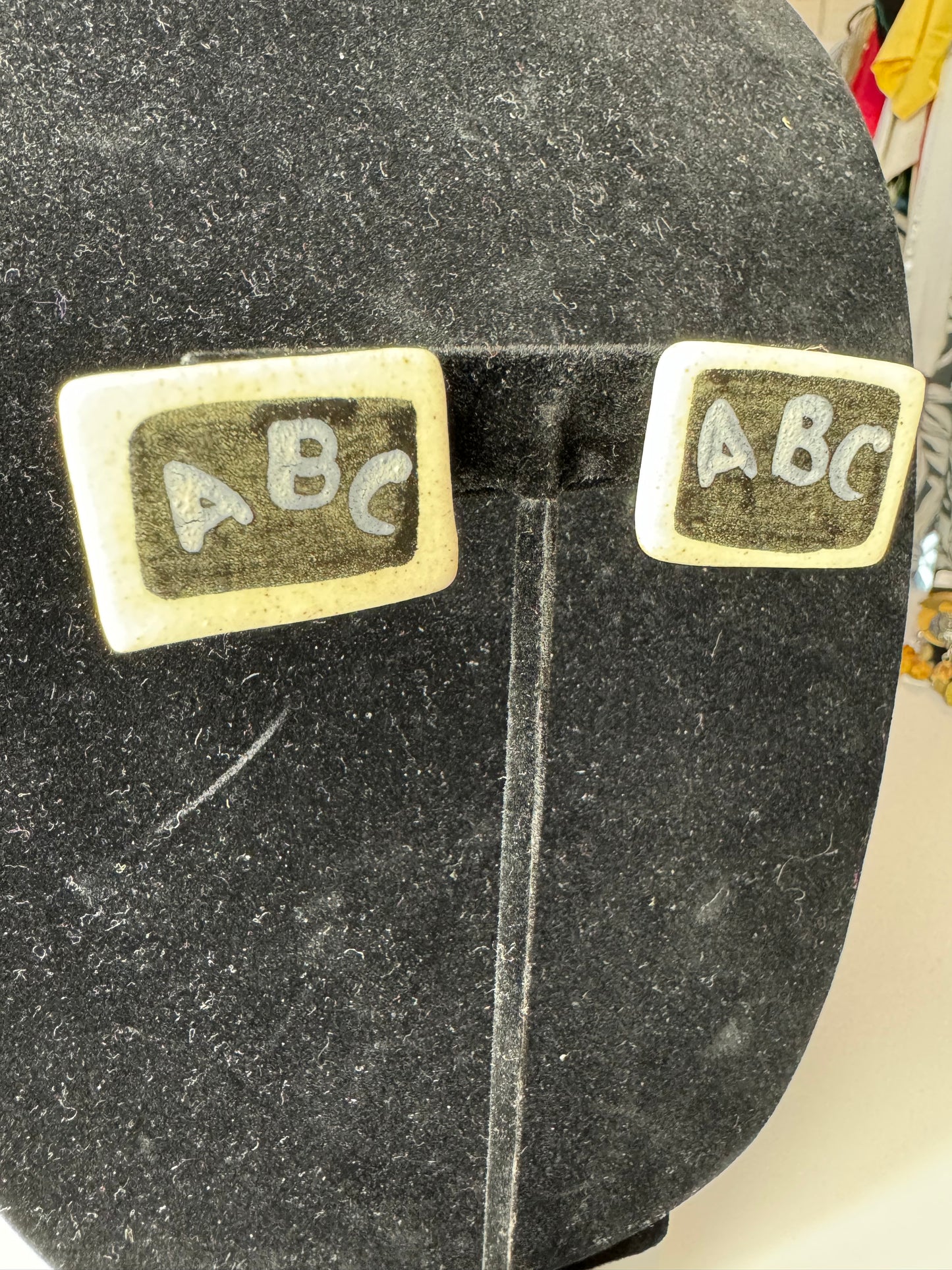 ABC Pierced Earrings