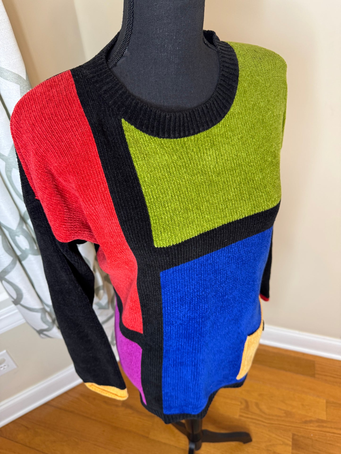 Vintage Nieman Marcus Colorblock Sweater
