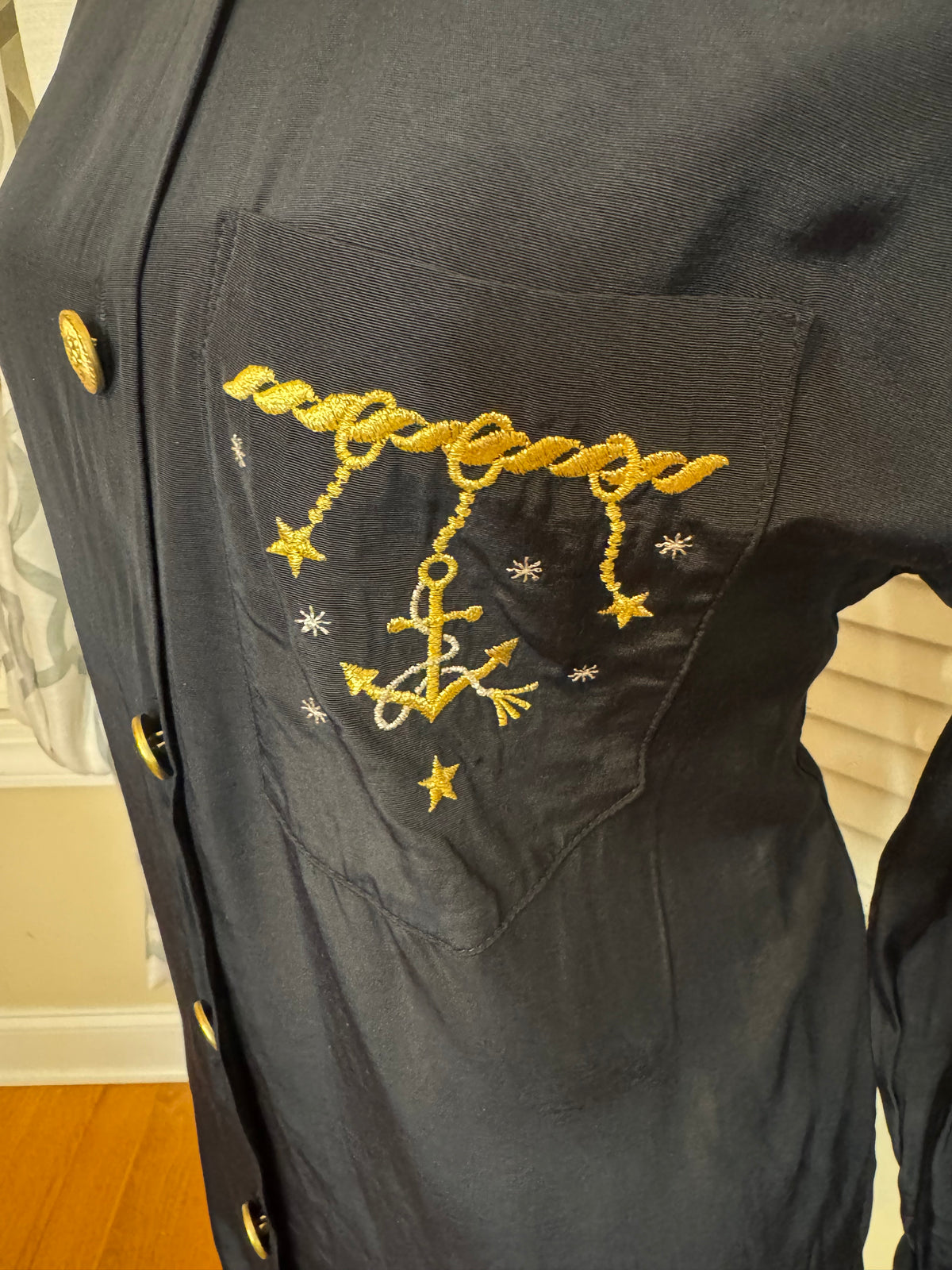 R&M Richards by Karen Kwong Nautical Themed Shirt
