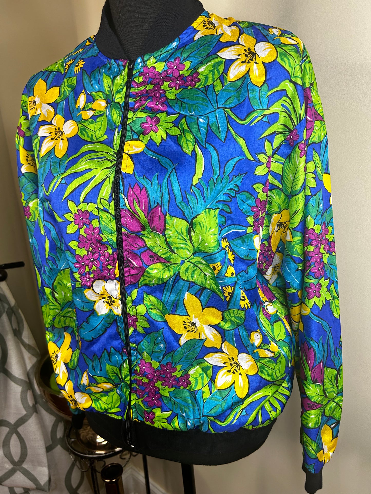 Impressions Floral Bomber