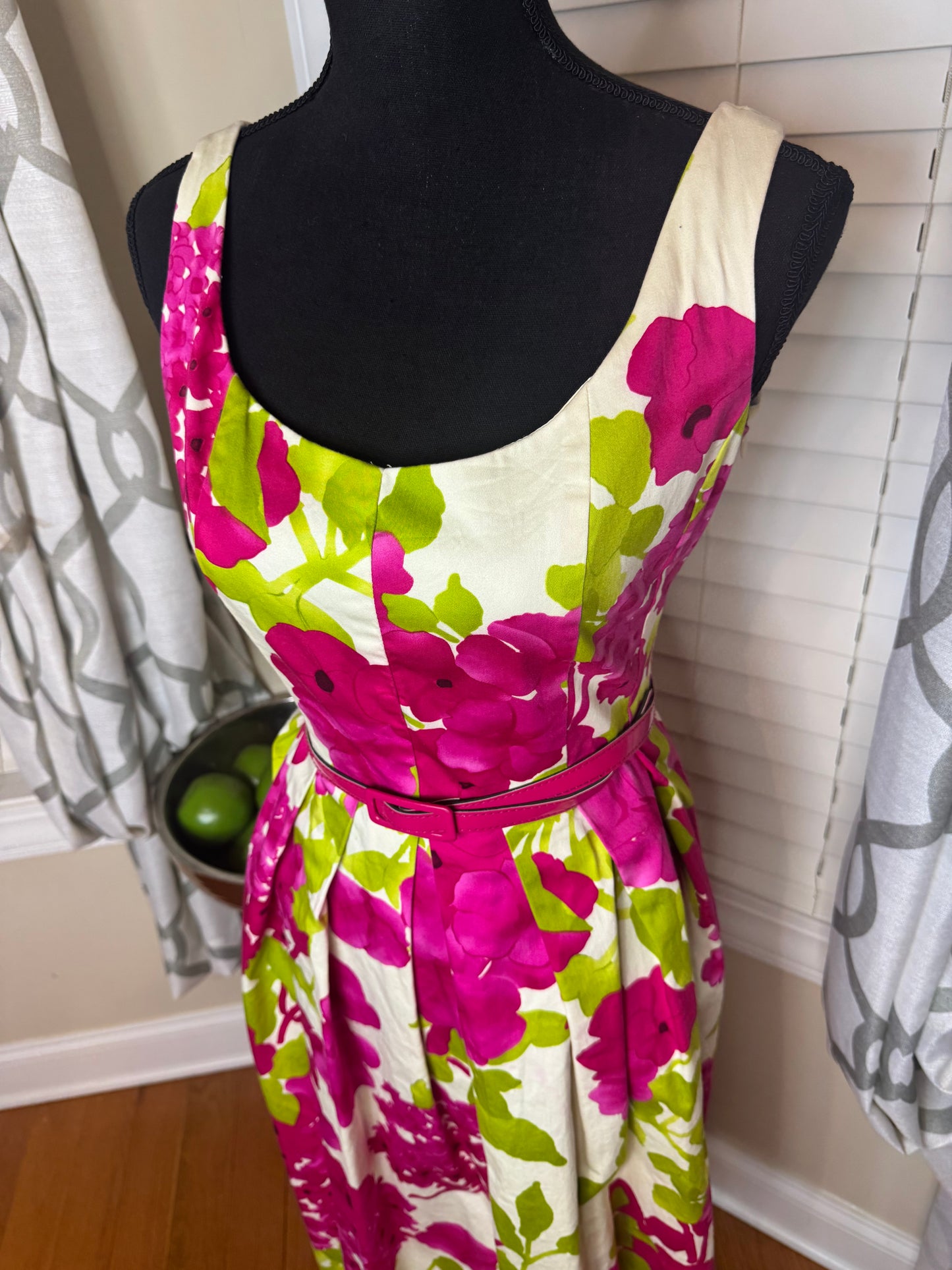 Jessica Howard Floral Dress with Belt