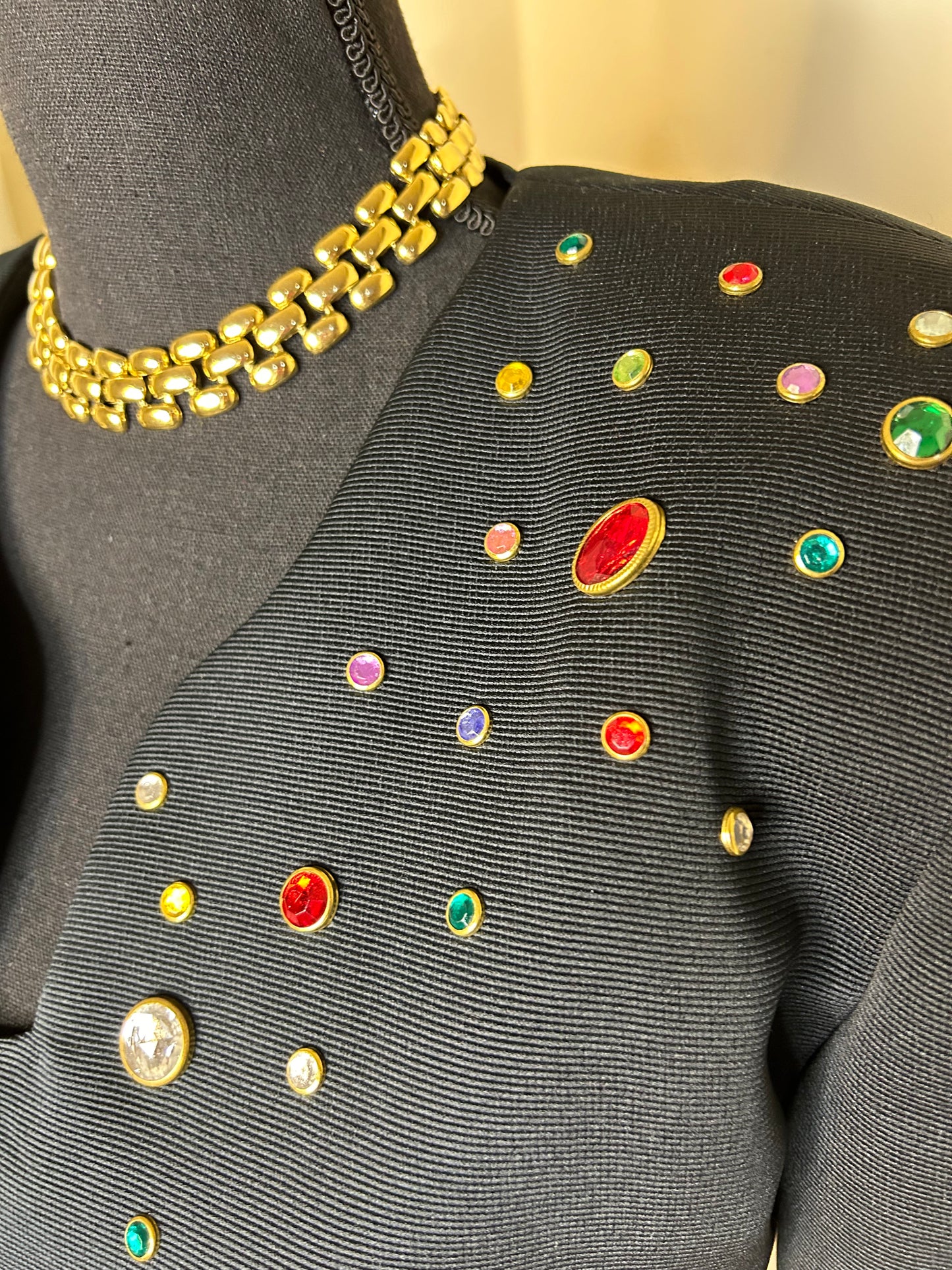 Leslie Faye Bejeweled Blazer