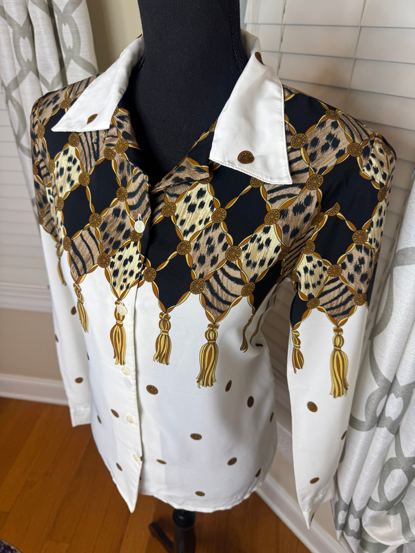 Vintage Jordan Baroque Print Shirt 