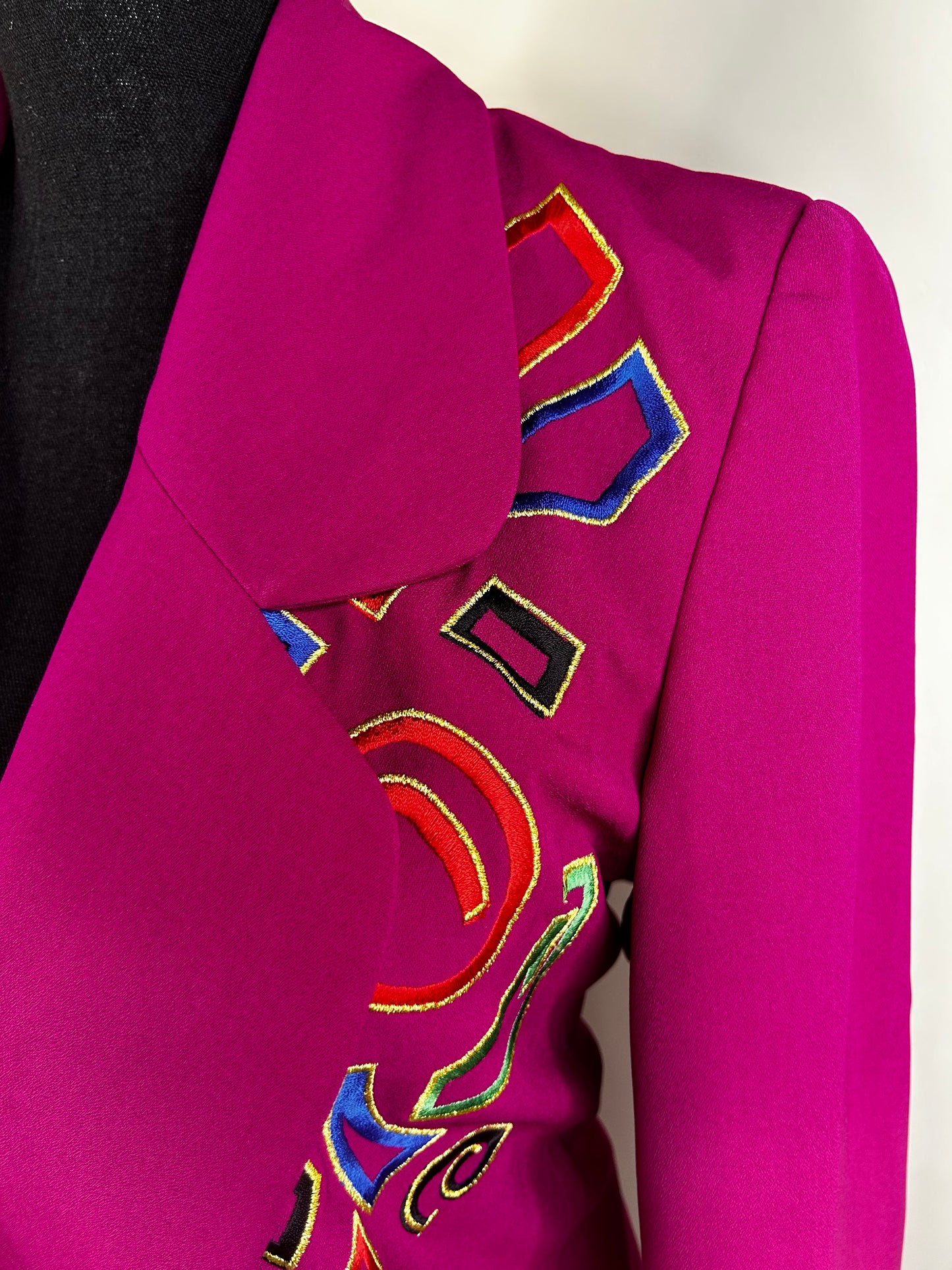 Oleg Cassini Embroidered Blazer