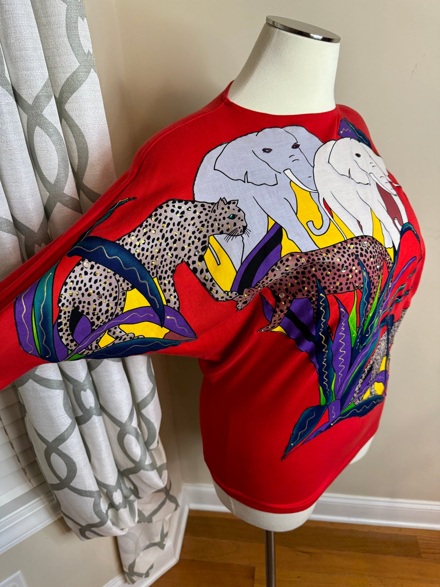 Ja'Mar Collection Animal Kingdom Bejeweled Shirt