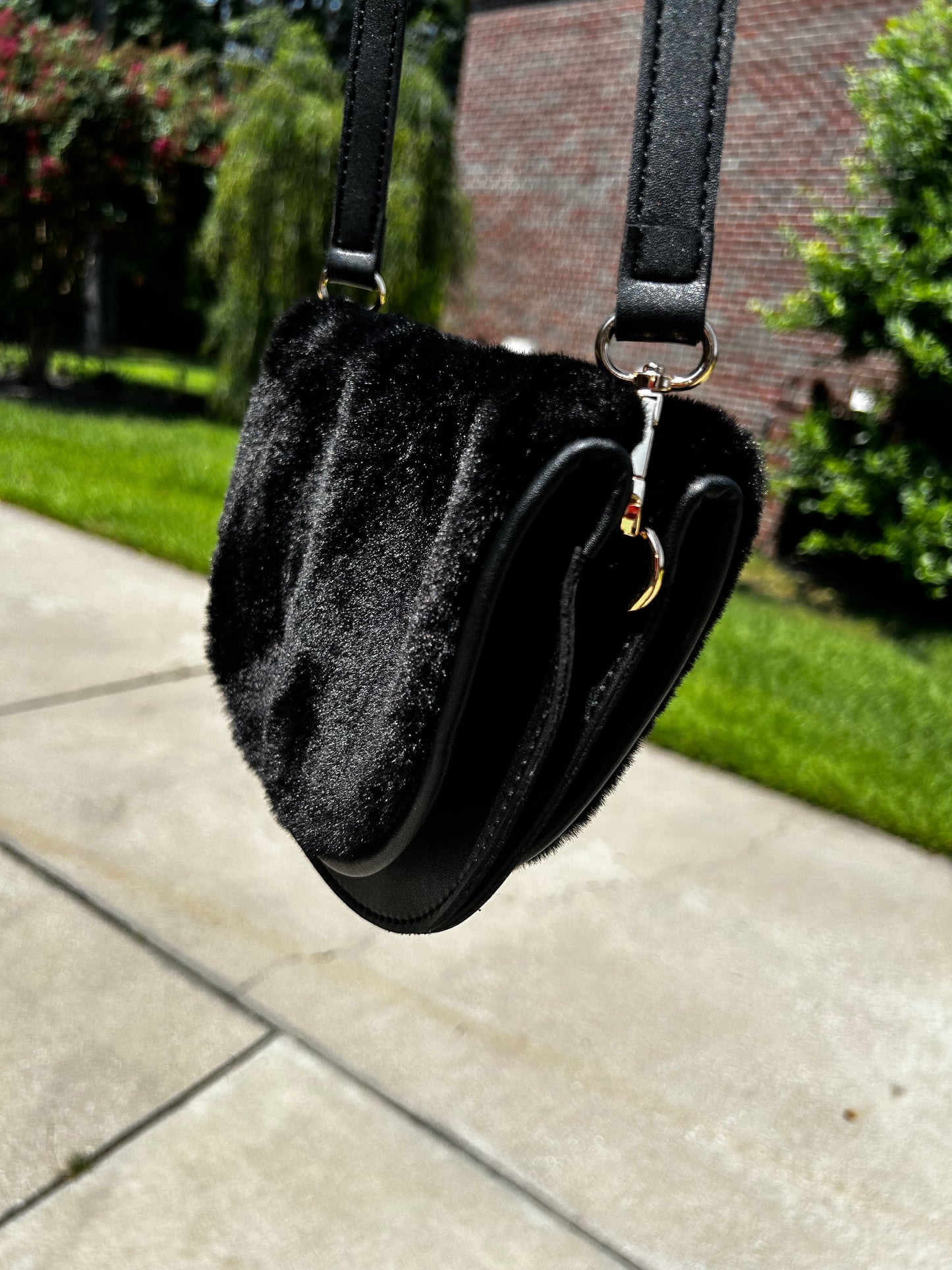 Donna Salyers' Fabulous - Furs, Faux Fur, Top Handle with Removable Strap