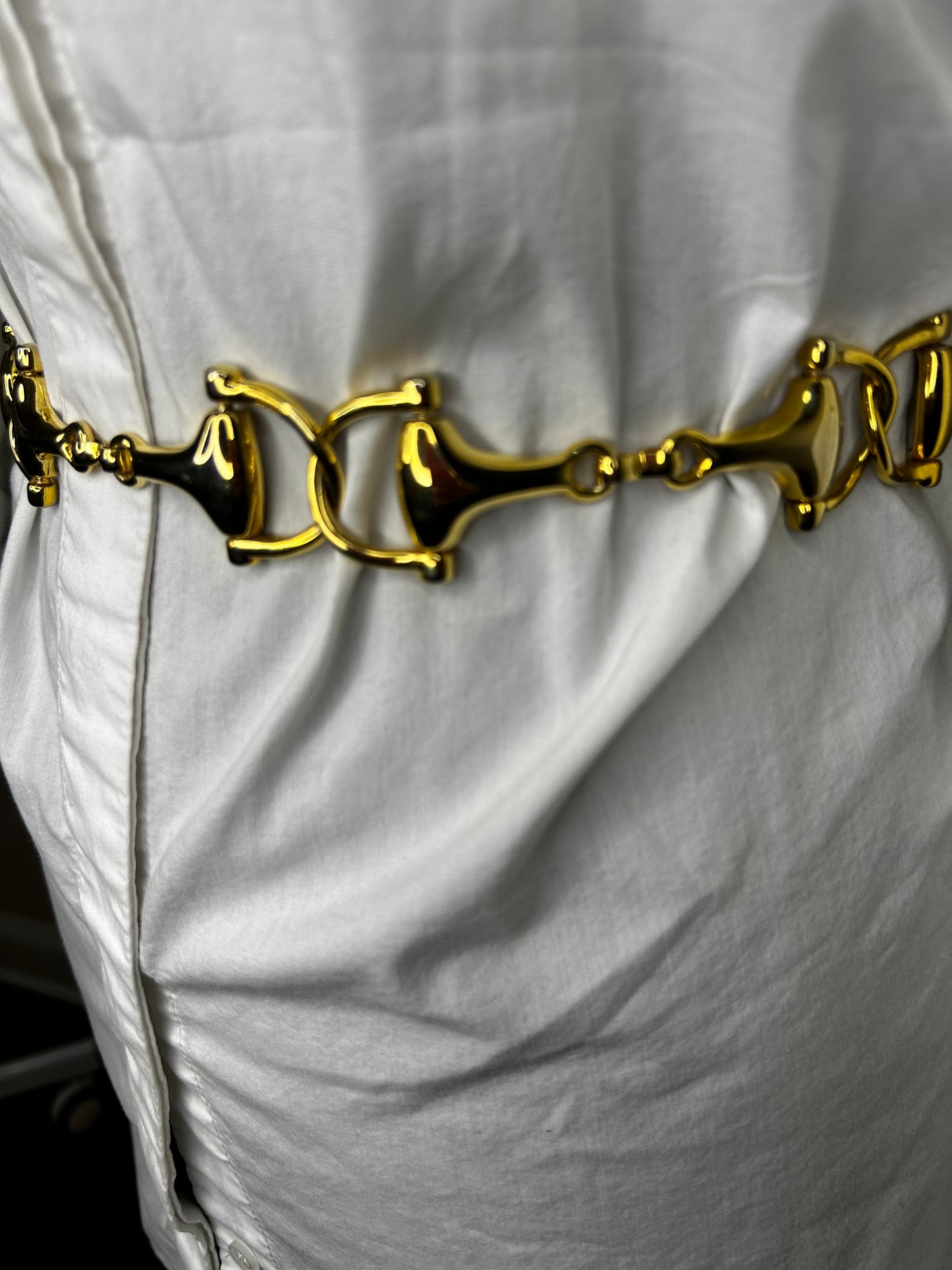 Gold Vintage Anchor Belt