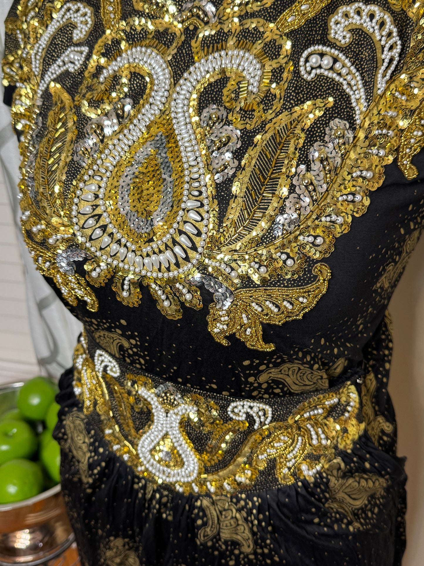 Bali Chic 2-Piece Sequin Short Set