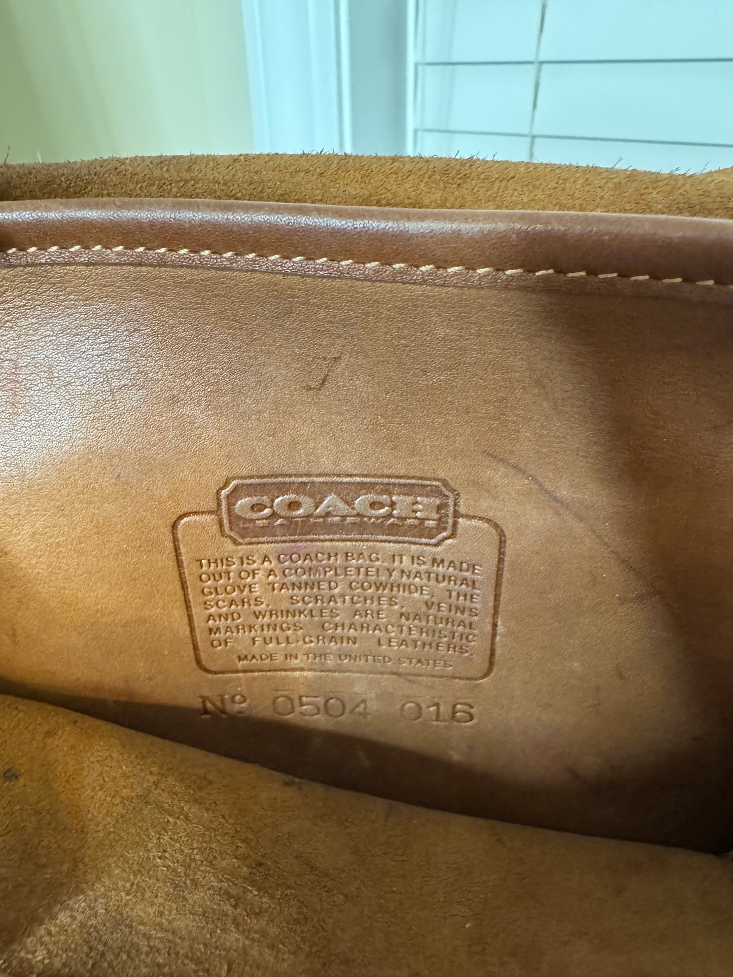 Vintage Coach British Satchel Messenger Bag