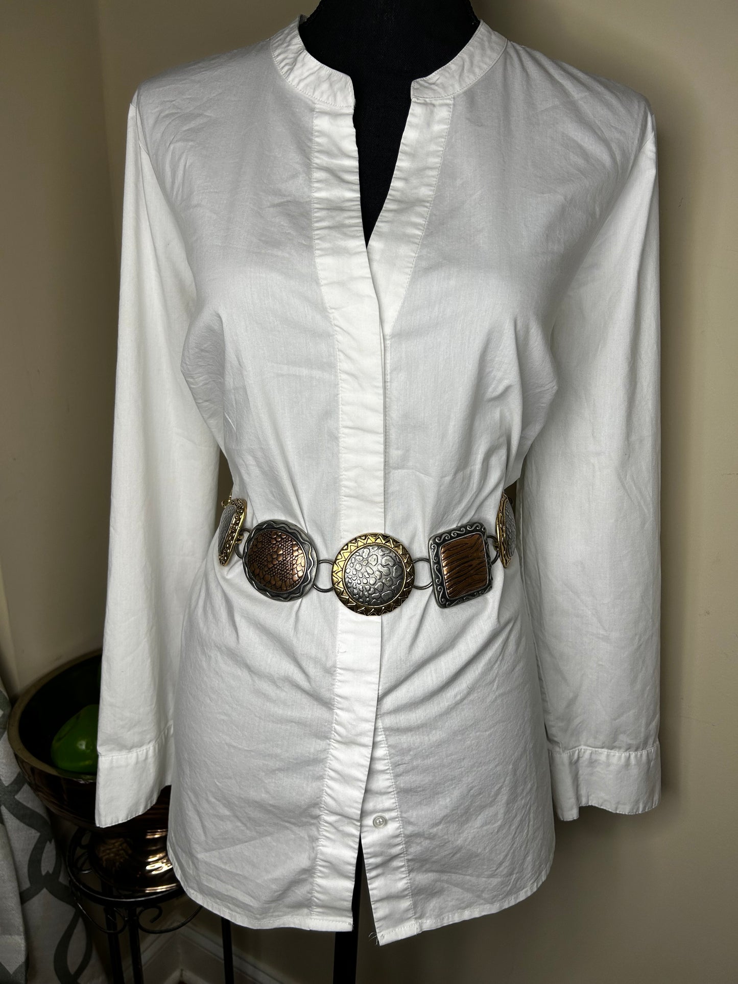 Muted Tone Vintage Chico's Chain Belt
