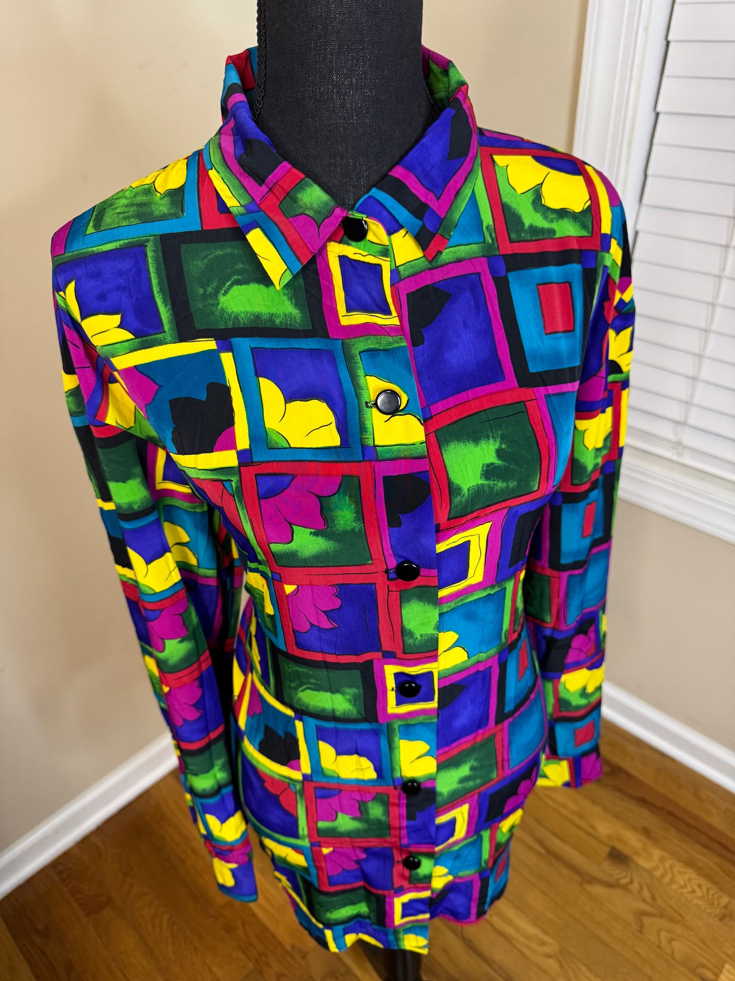 Vtg SG Sport Collection Blouse
