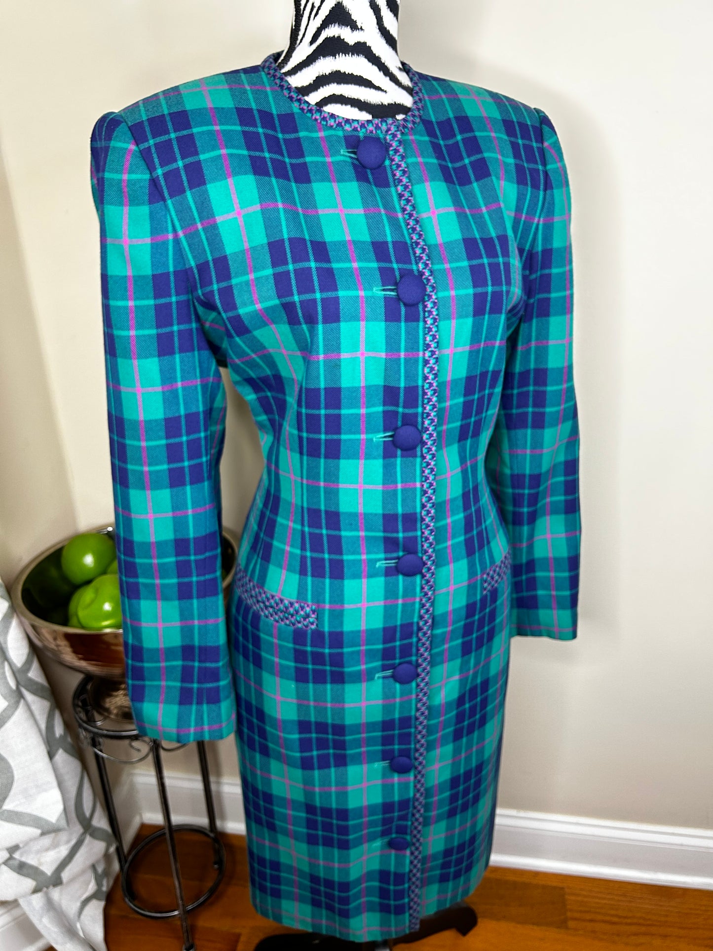 Leslie Faye Plaid Dress
