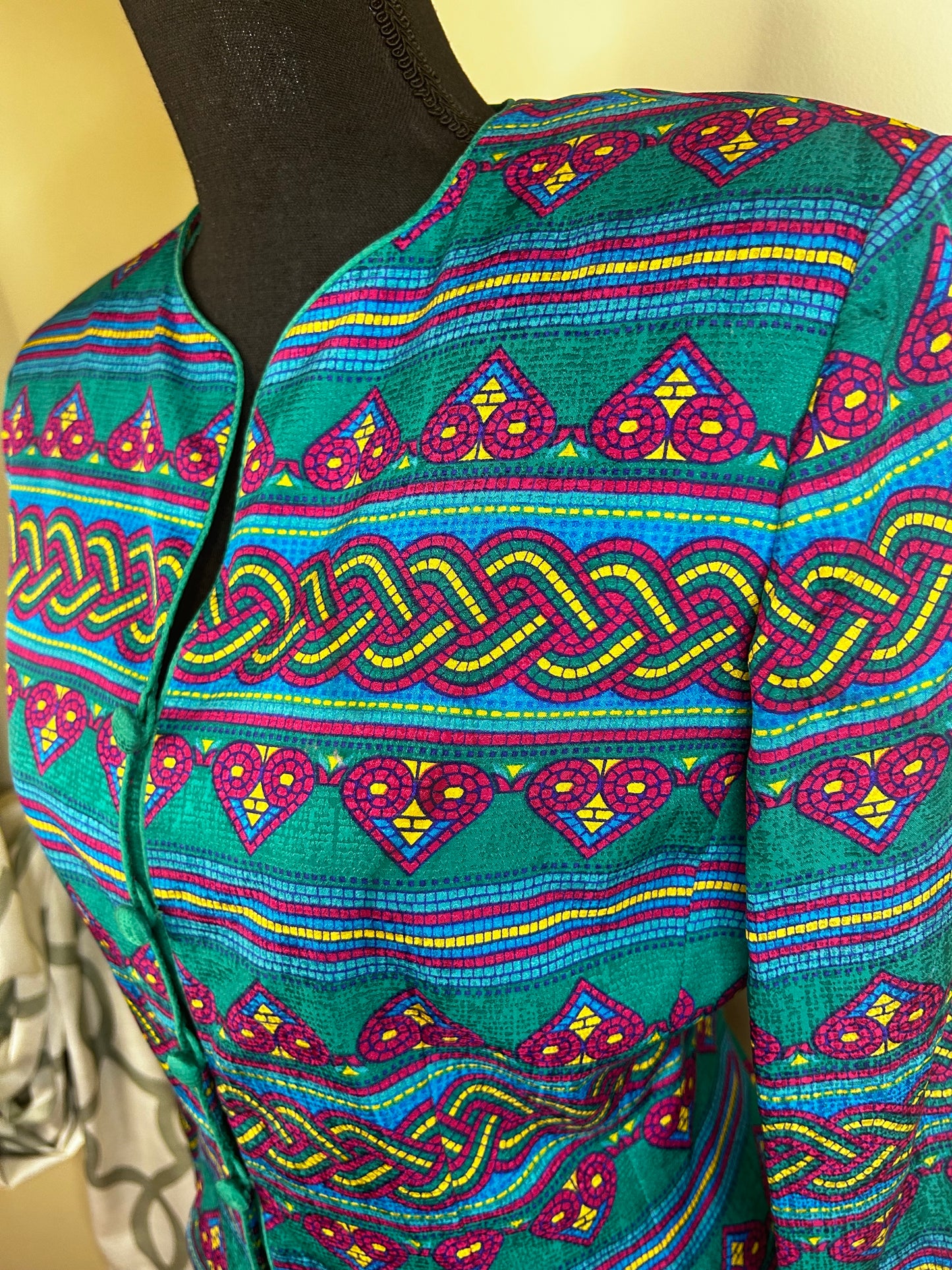 Vintage Papell Heart Designed Blazer