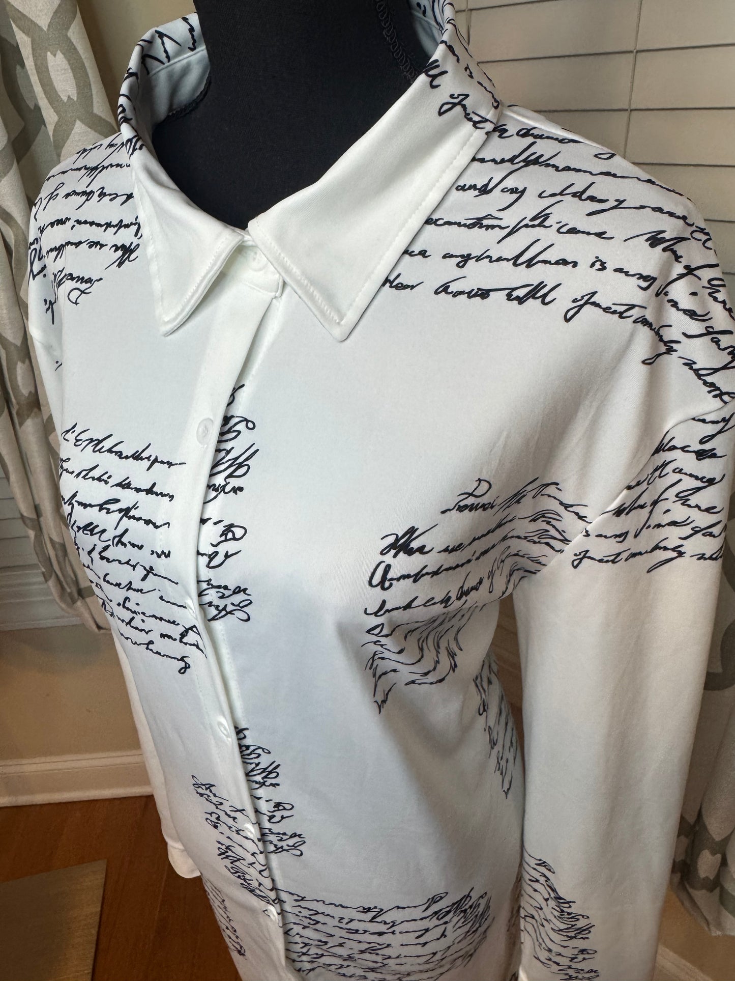 “Unwritten Words” T-shirt Dress