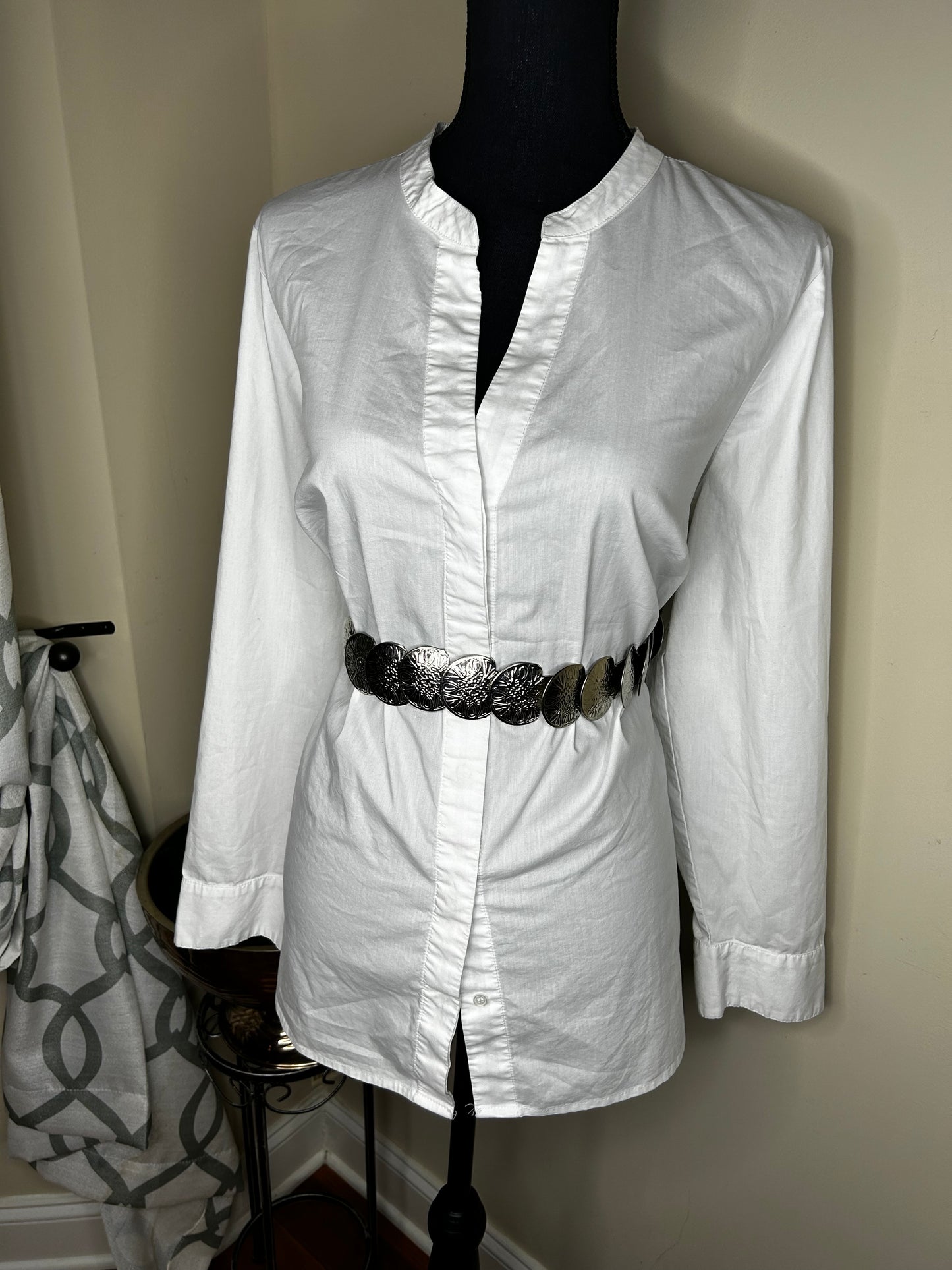 Silver Vintage Coin Belt