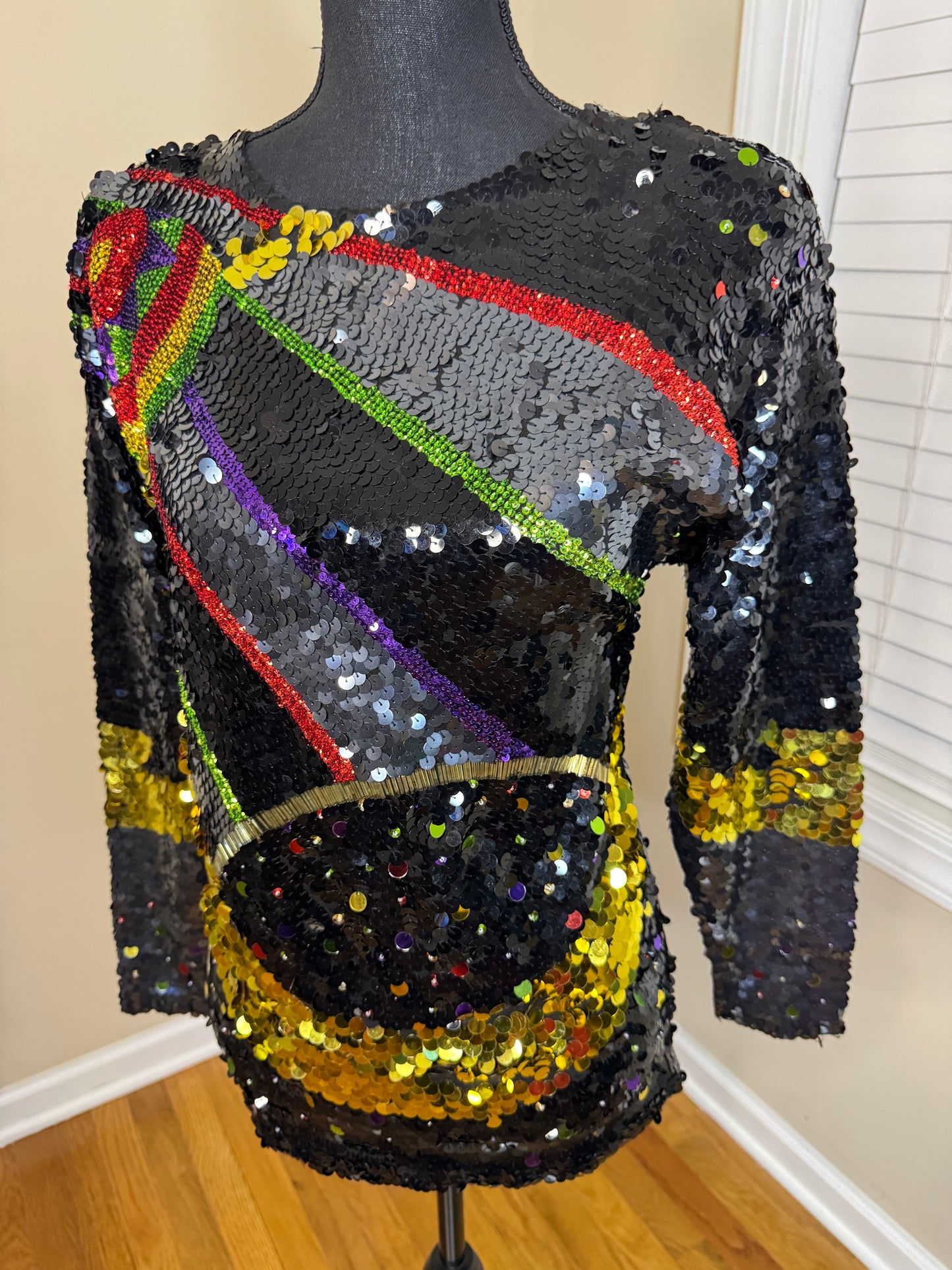 Cedars Vtg Sequin Shirt
