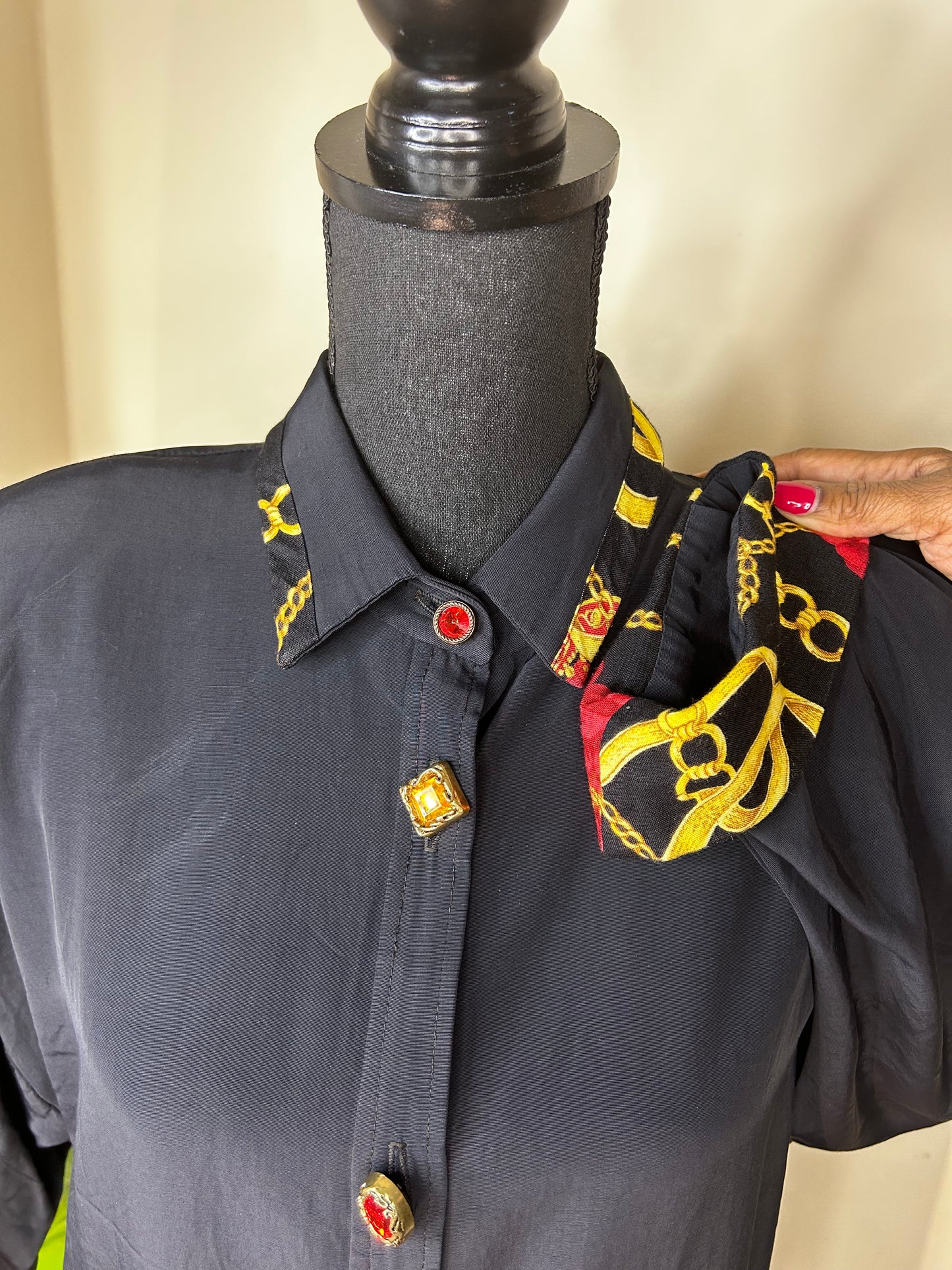 R & M Richards Bejeweled Shirt