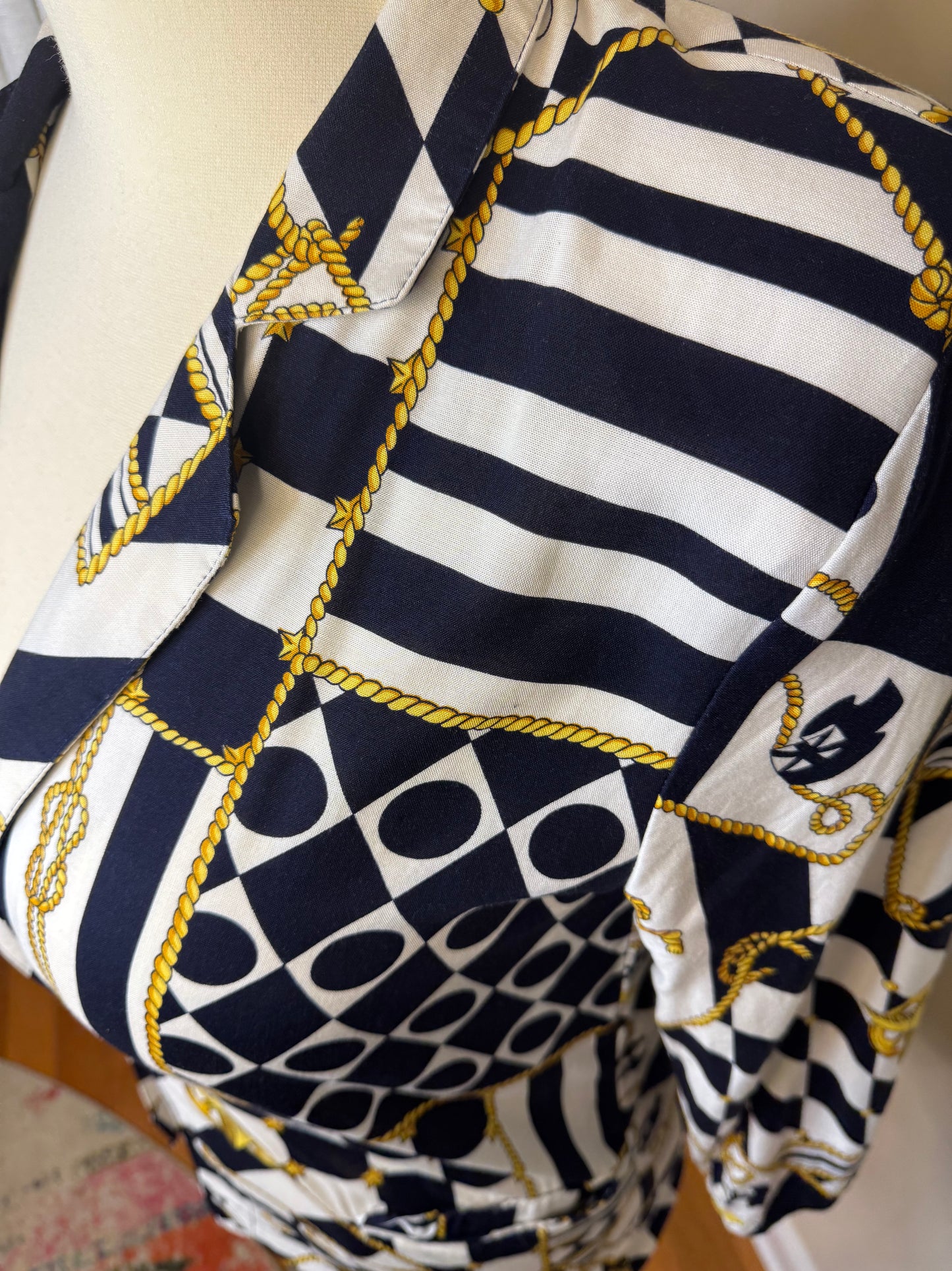 Vtg Connections Nautical Blazer