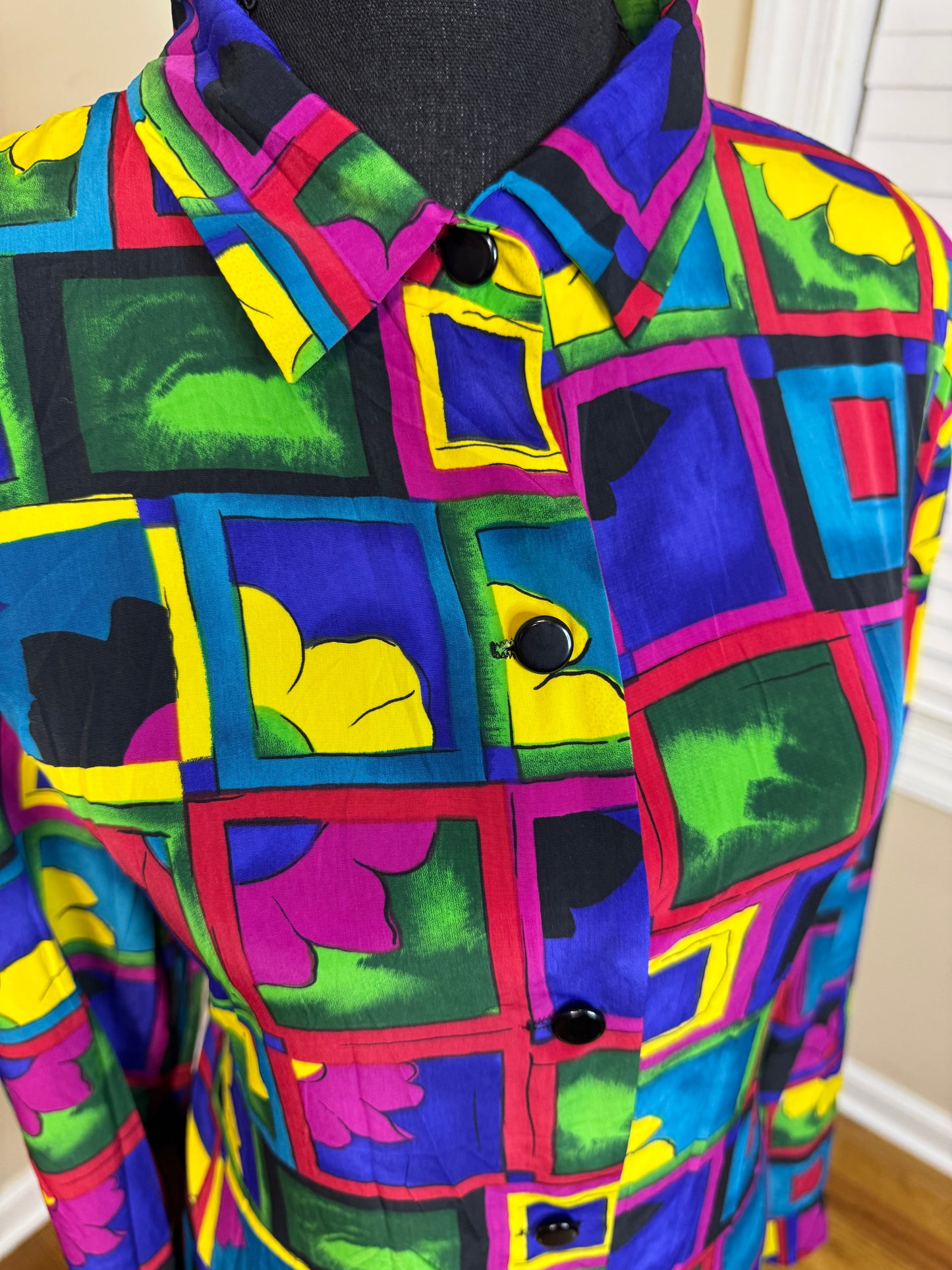 Vtg SG Sport Collection Blouse