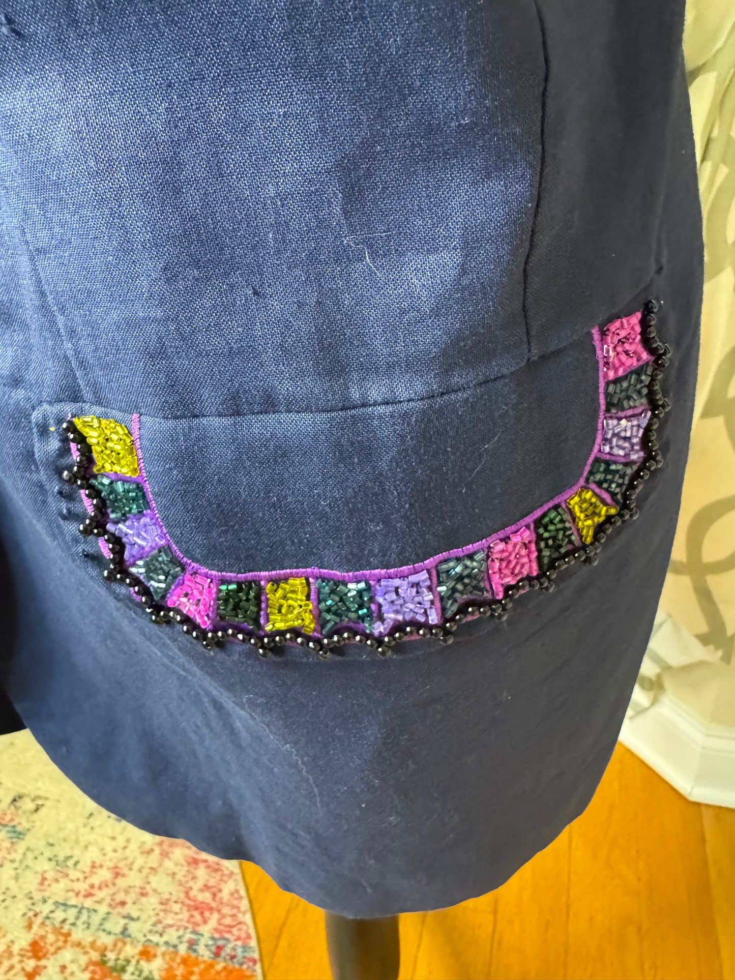 Vintage Cedars Beaded and Embroidered Blazer