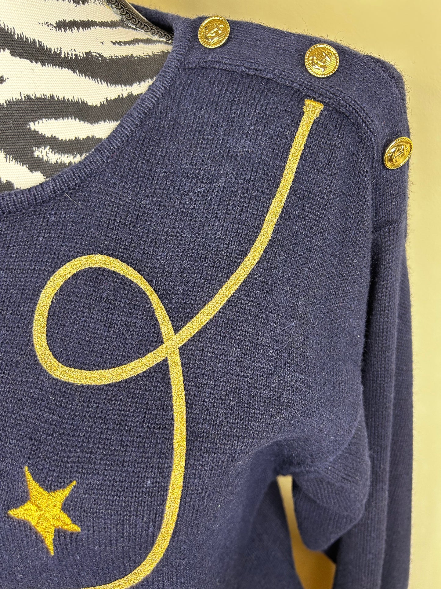 Leslie Faye Embroidered Sweater