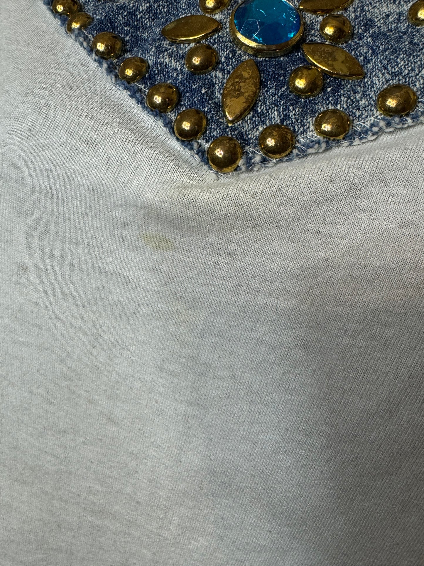 Vtg Gepetto Bejeweled Shirt