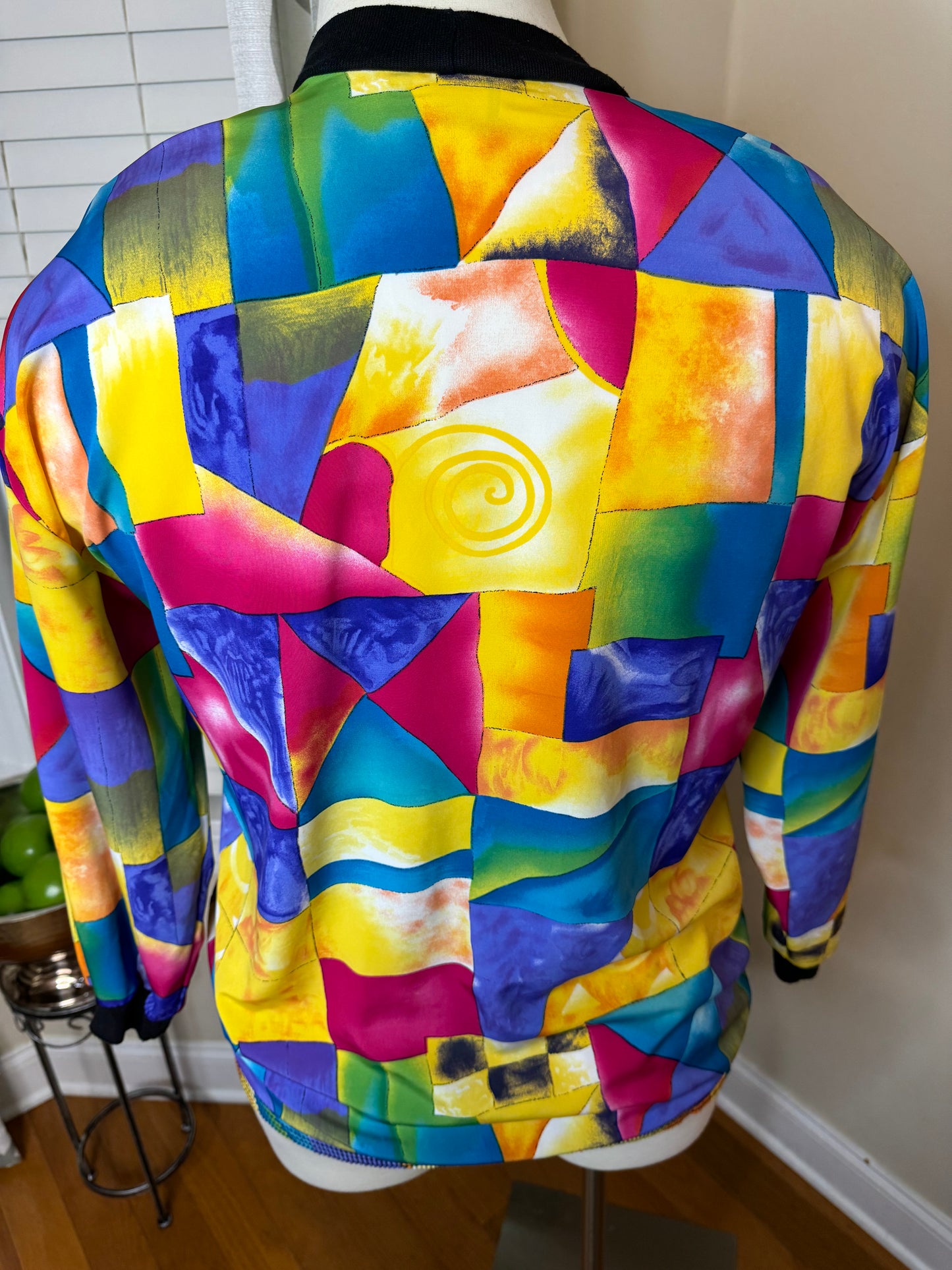 Vintage Peter Popovitch Abstract Print Cardigan