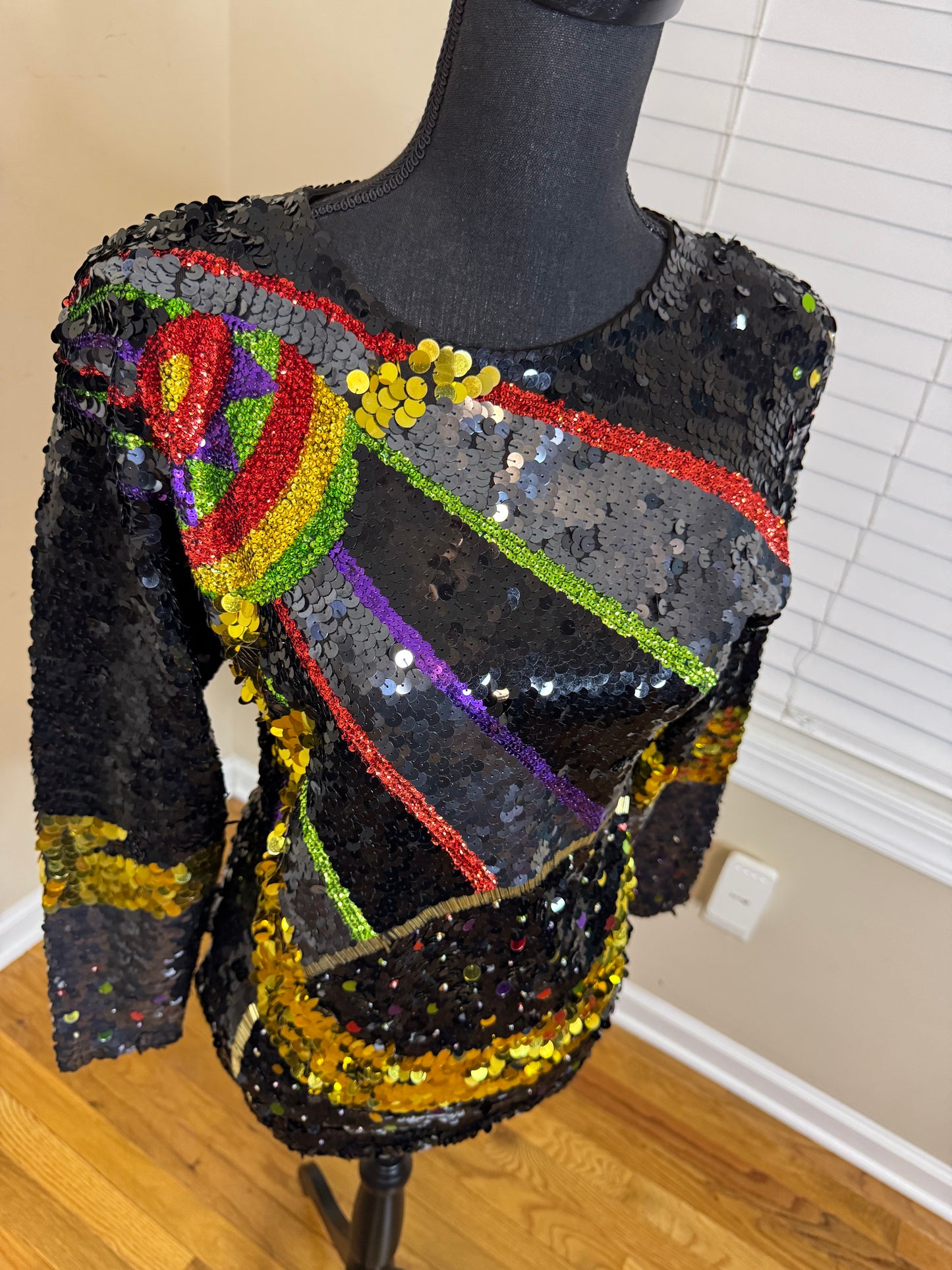 Cedars Vtg Sequin Shirt