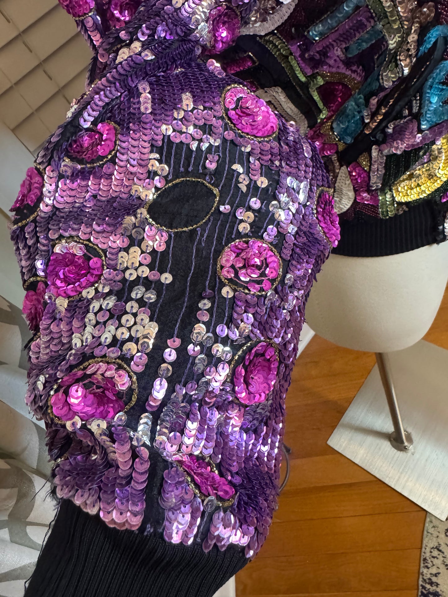 Rare Vintage Jewel Tone Bomber Jacket