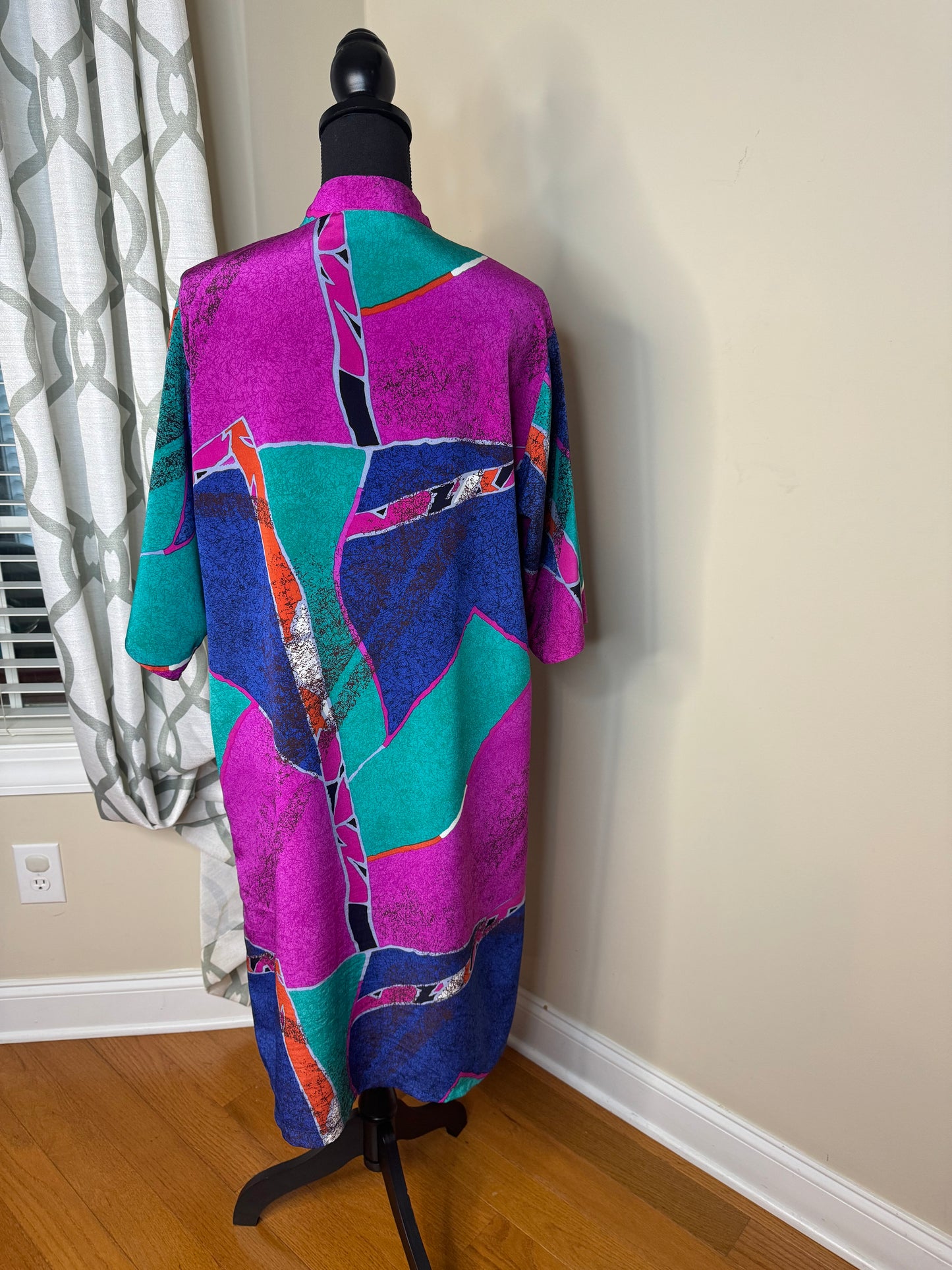 Jenni Sport Abstract Print Vintage Dress