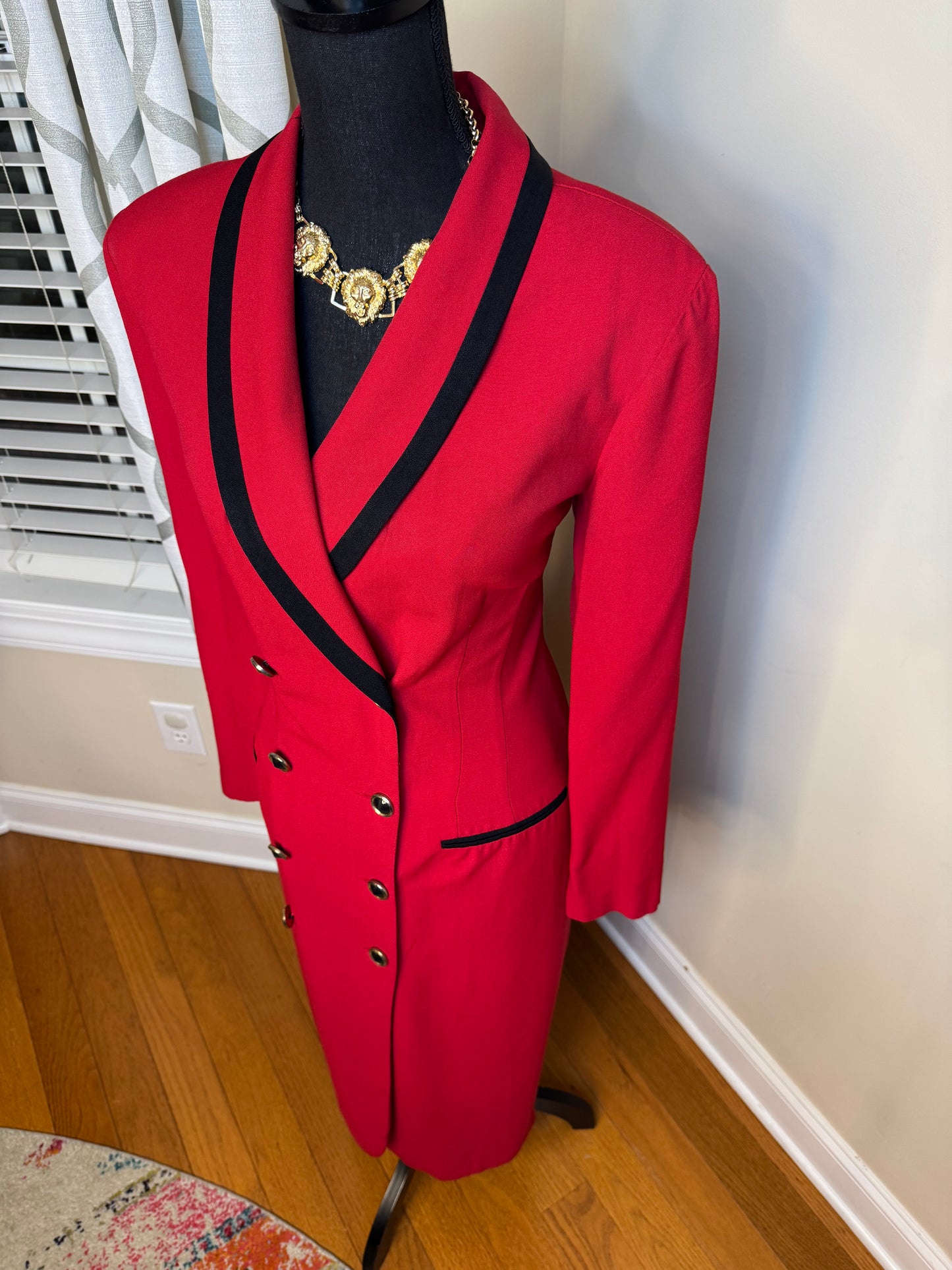 Vtg Danny & Nicole Blazer Dress