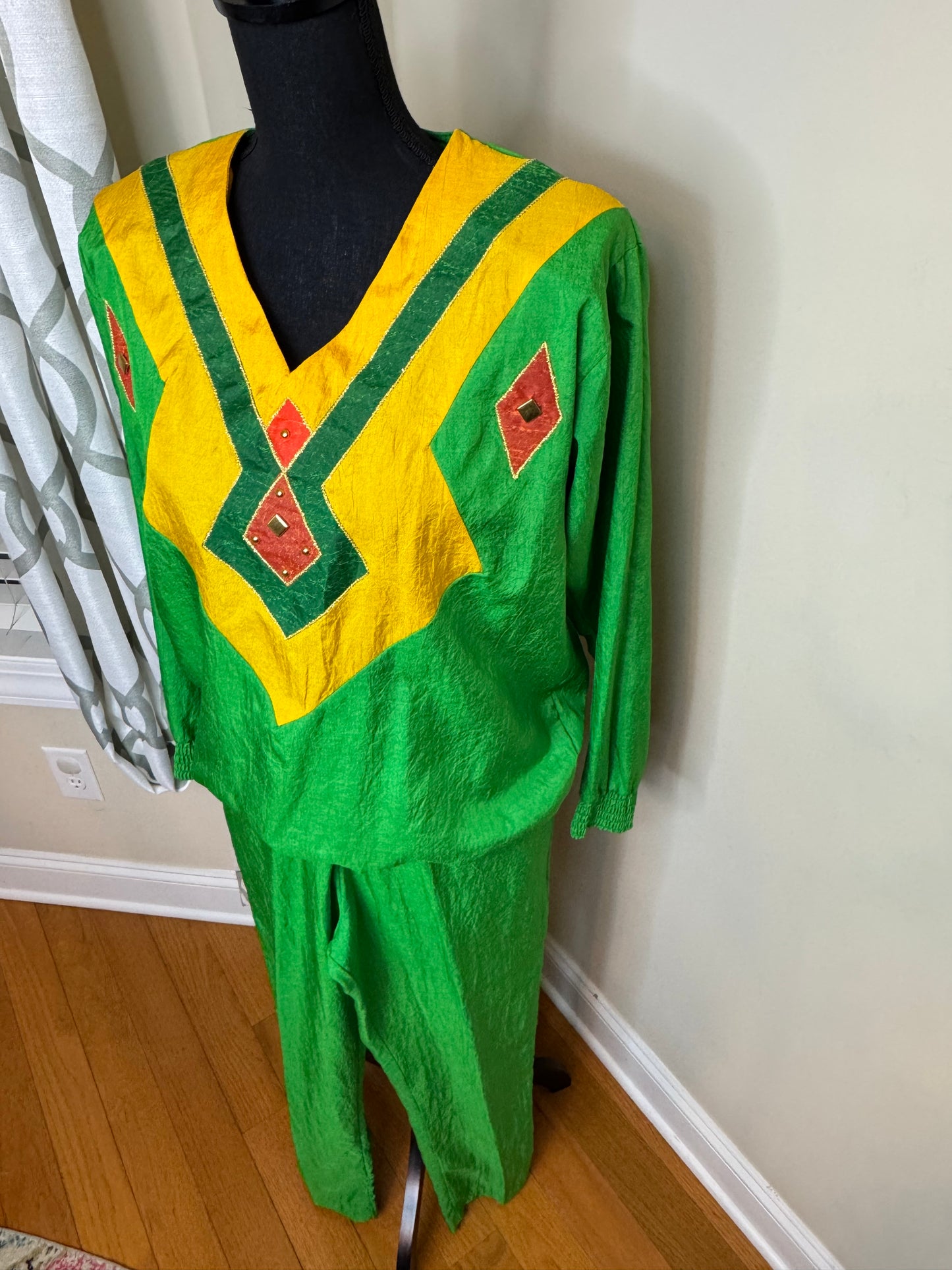 Vtg Cervelle 2-Piece Set (Green)