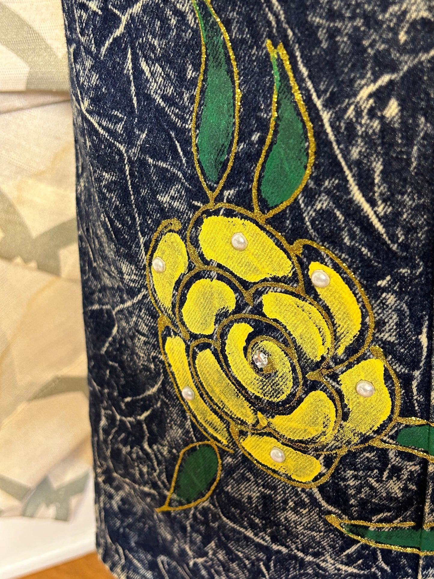 Christie of California Acid Wash Skirt