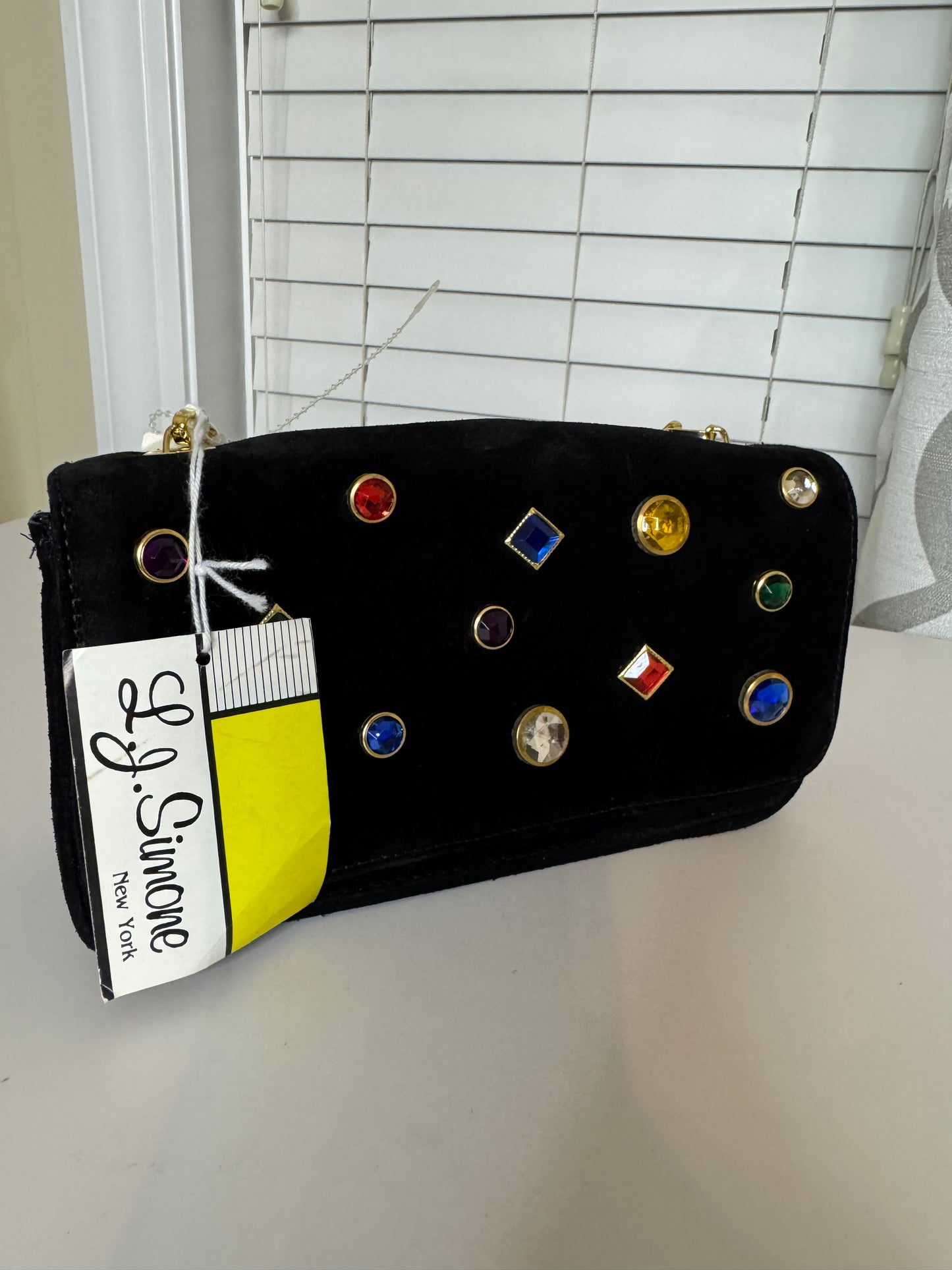 L.J. Simone of New York Bejeweled Purse NWT