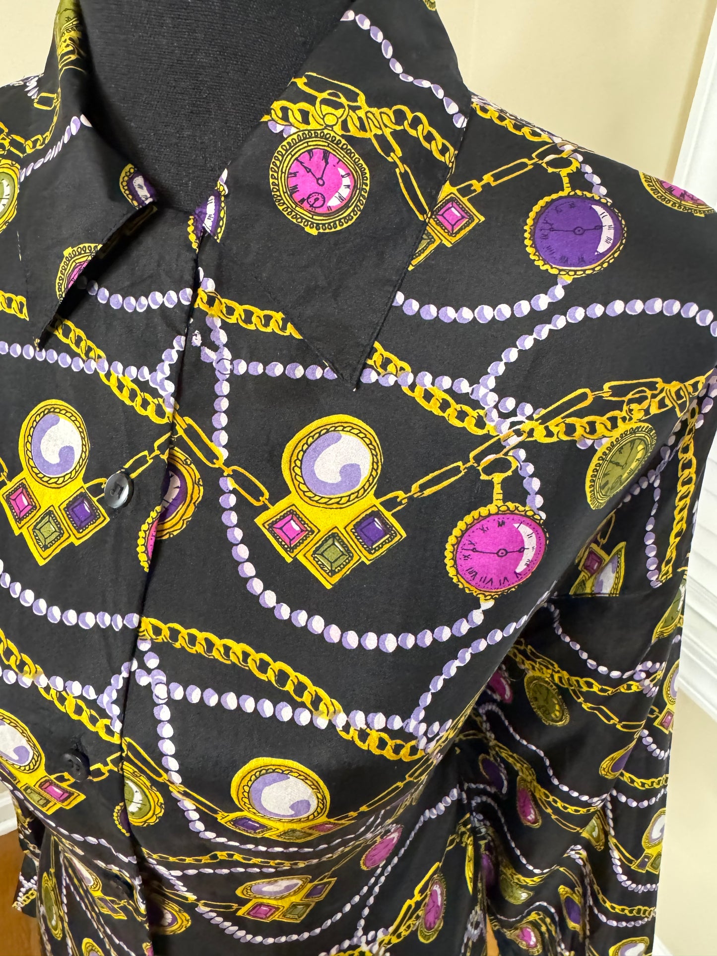 Selene Paris Vtg Blouse