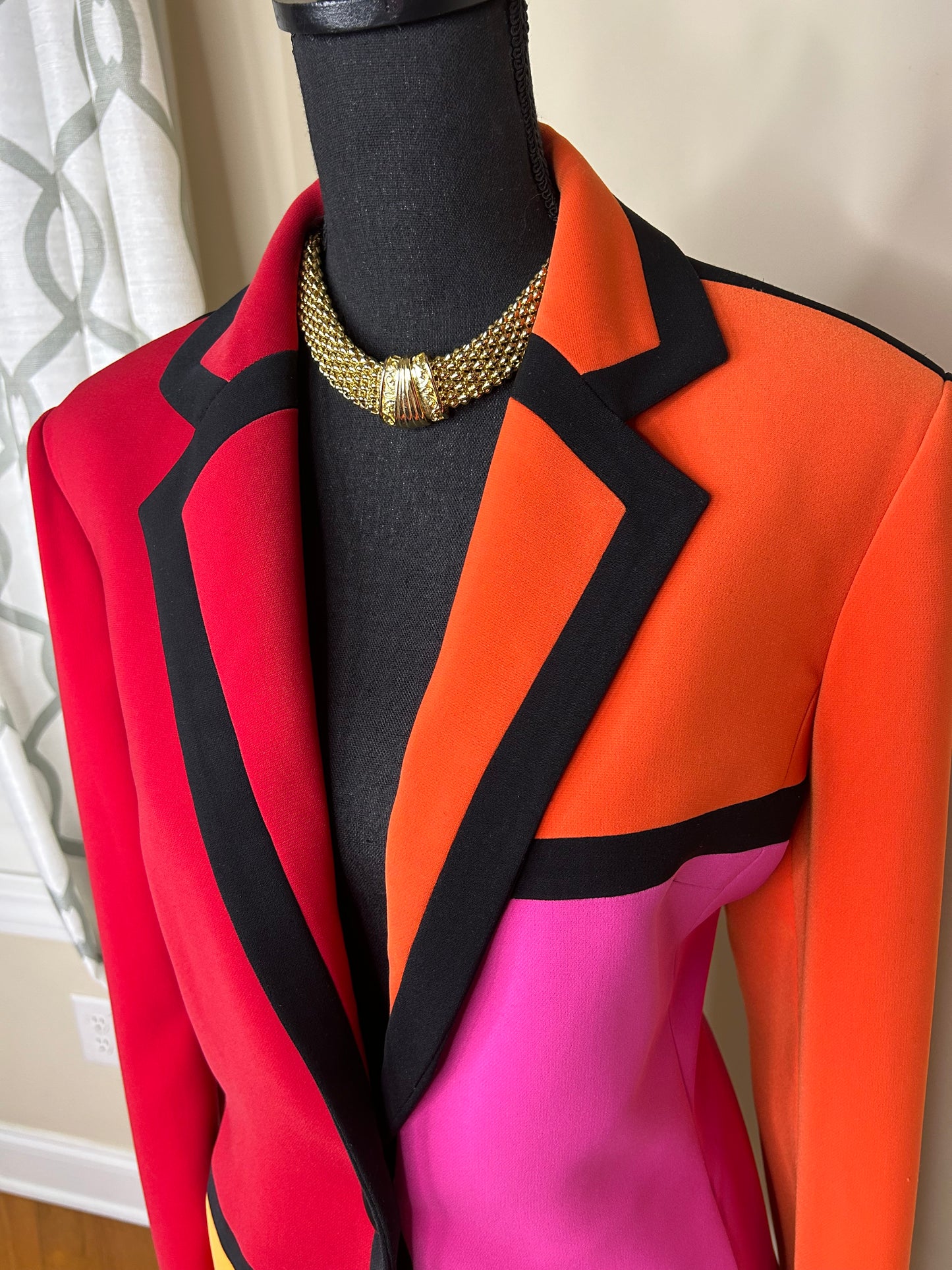 Colorblock Sandra Blazer