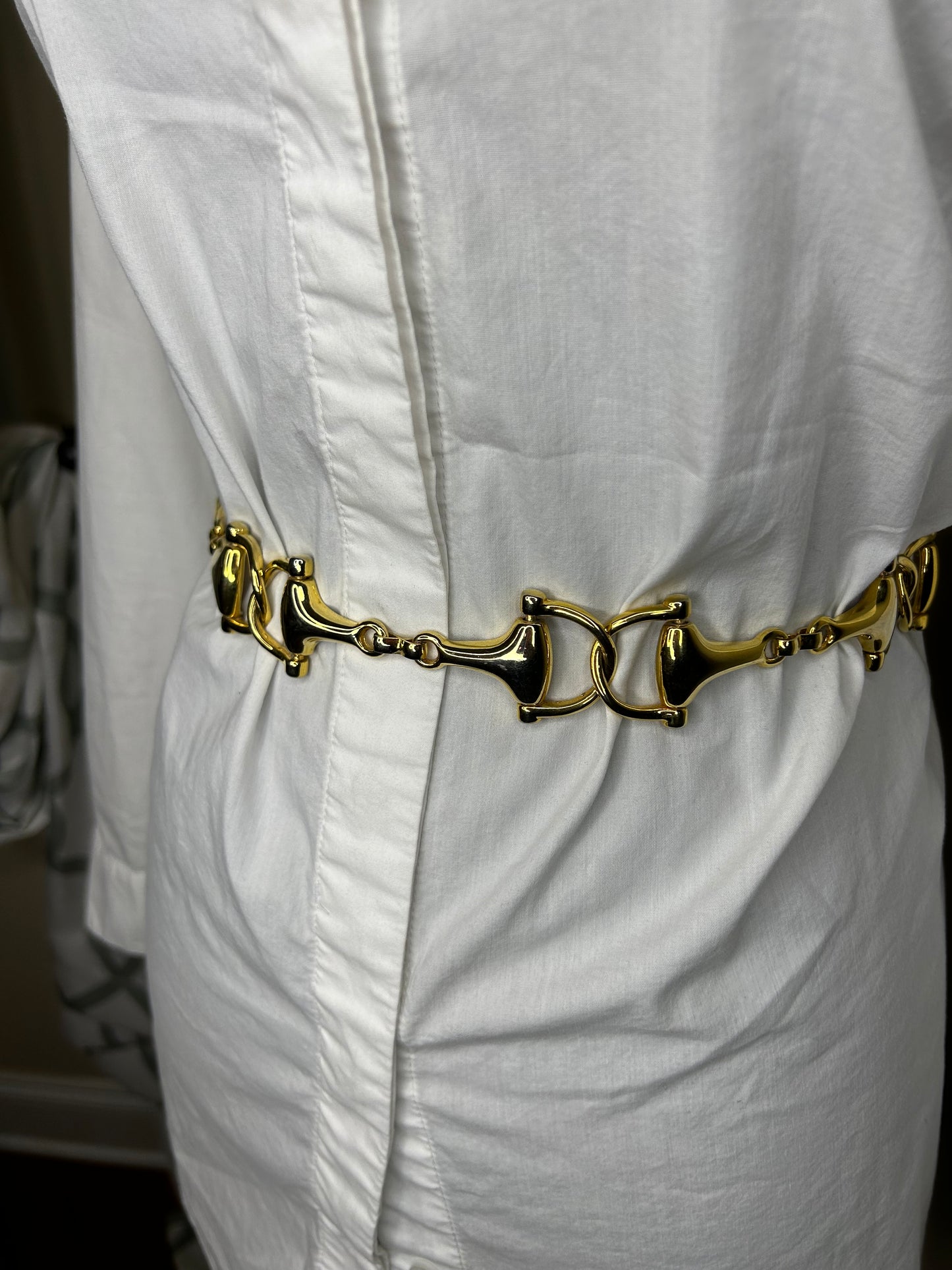 Gold Vintage Anchor Belt