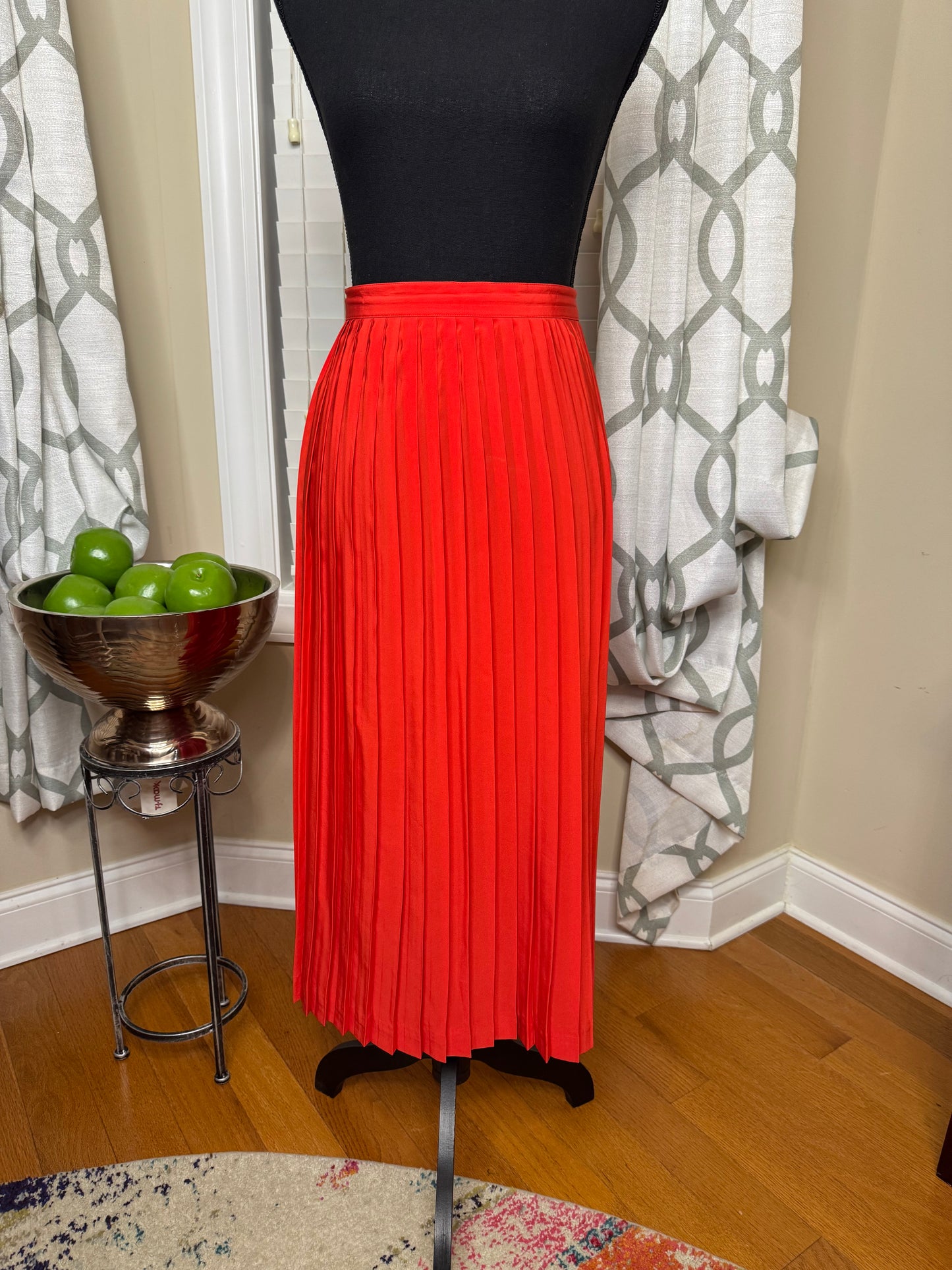 MS CHAUS Orange Vintage Skirt
