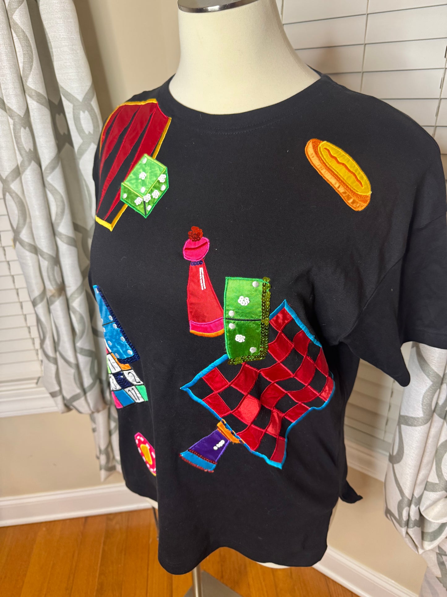 Hampshire Studio by Jill Rogers “Bingo Themed” Shirt NWT