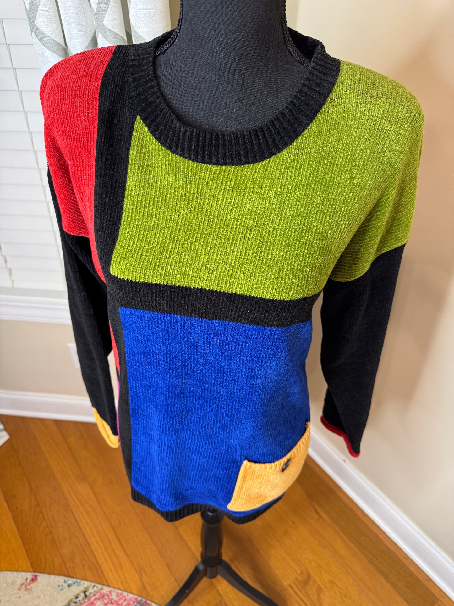 Vintage Nieman Marcus Colorblock Sweater