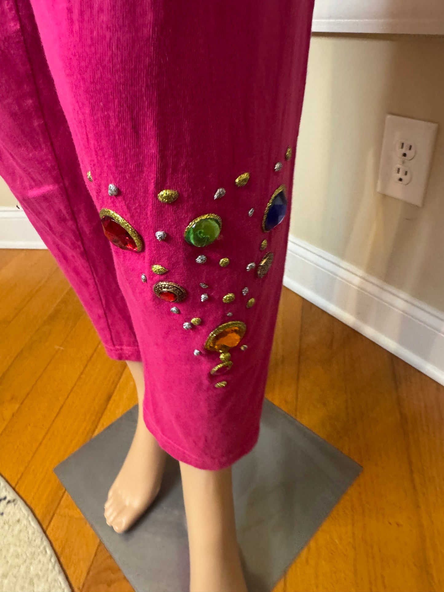 Casual Corner Bejeweled Pants Set